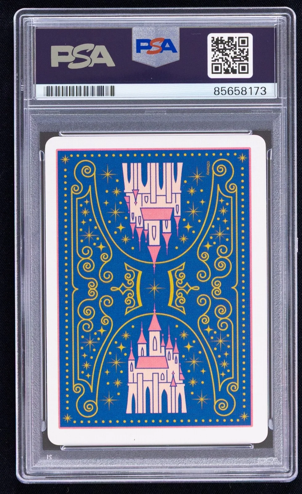 Mark Henn — Mark Henn Signed Disney Playing Card (PSA) Beauty & the Beast Belle Animator, image 2