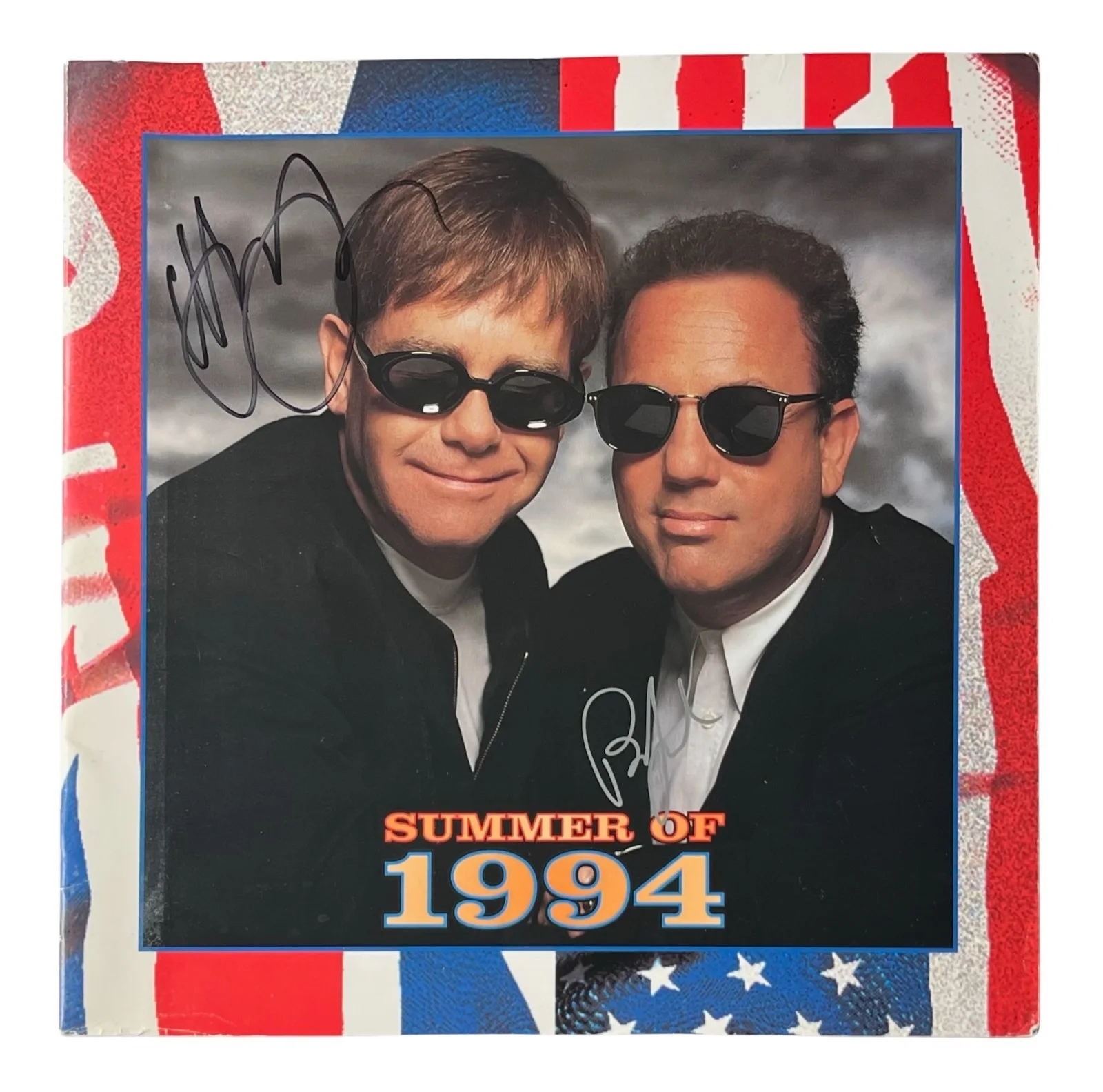 BILLY JOEL & ELTON JOHN Signed FACE TO FACE 1994 Tour Program ROGER EPPERSON COA, image 2