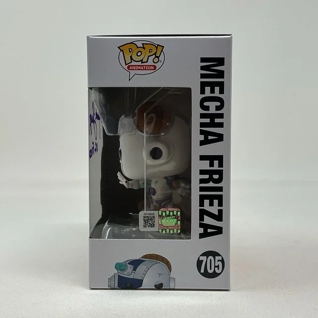 Linda Young Autographed Anime Mecha Frieza Dragon Ball Z Funko Pop #705 OCCM, изображение 5