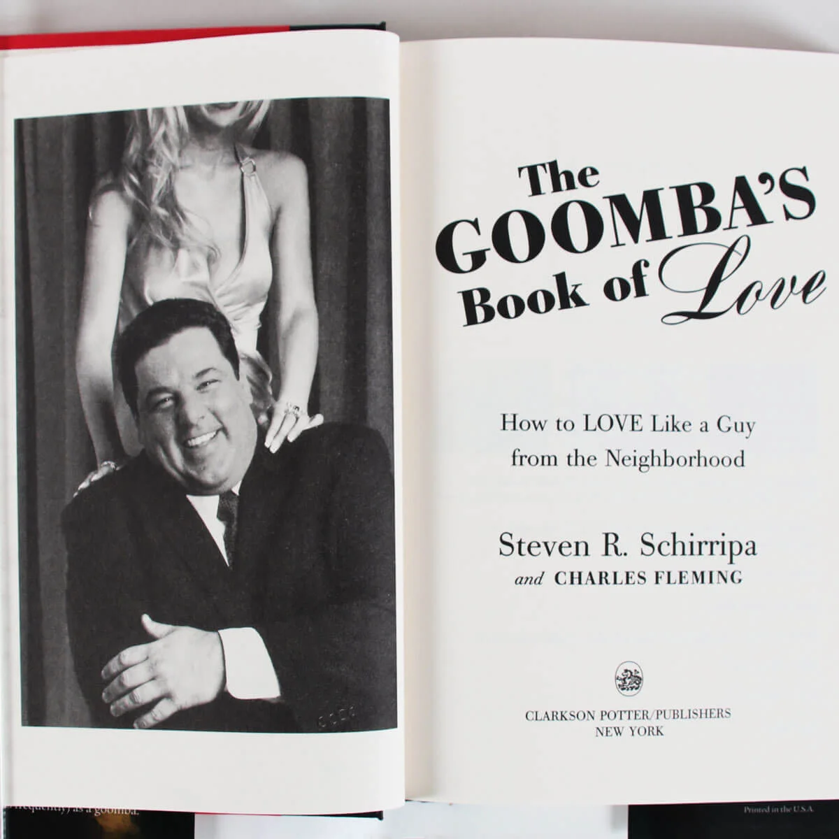 Steven R. Schirripa Signed Book The Goomba's Book of Love - COA, image 3