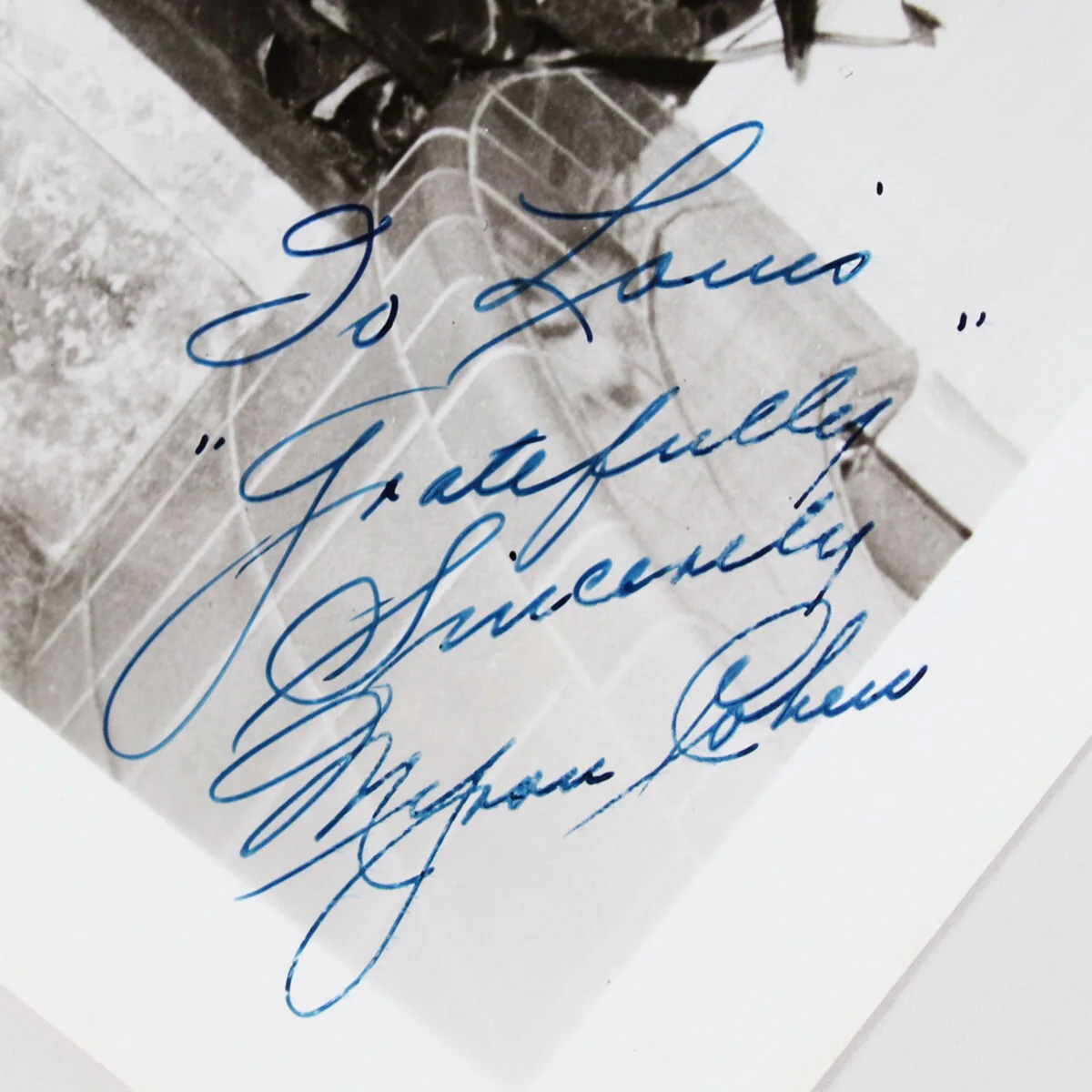 Myron Cohen Signed Photo 8x10 - COA JSA, image 2