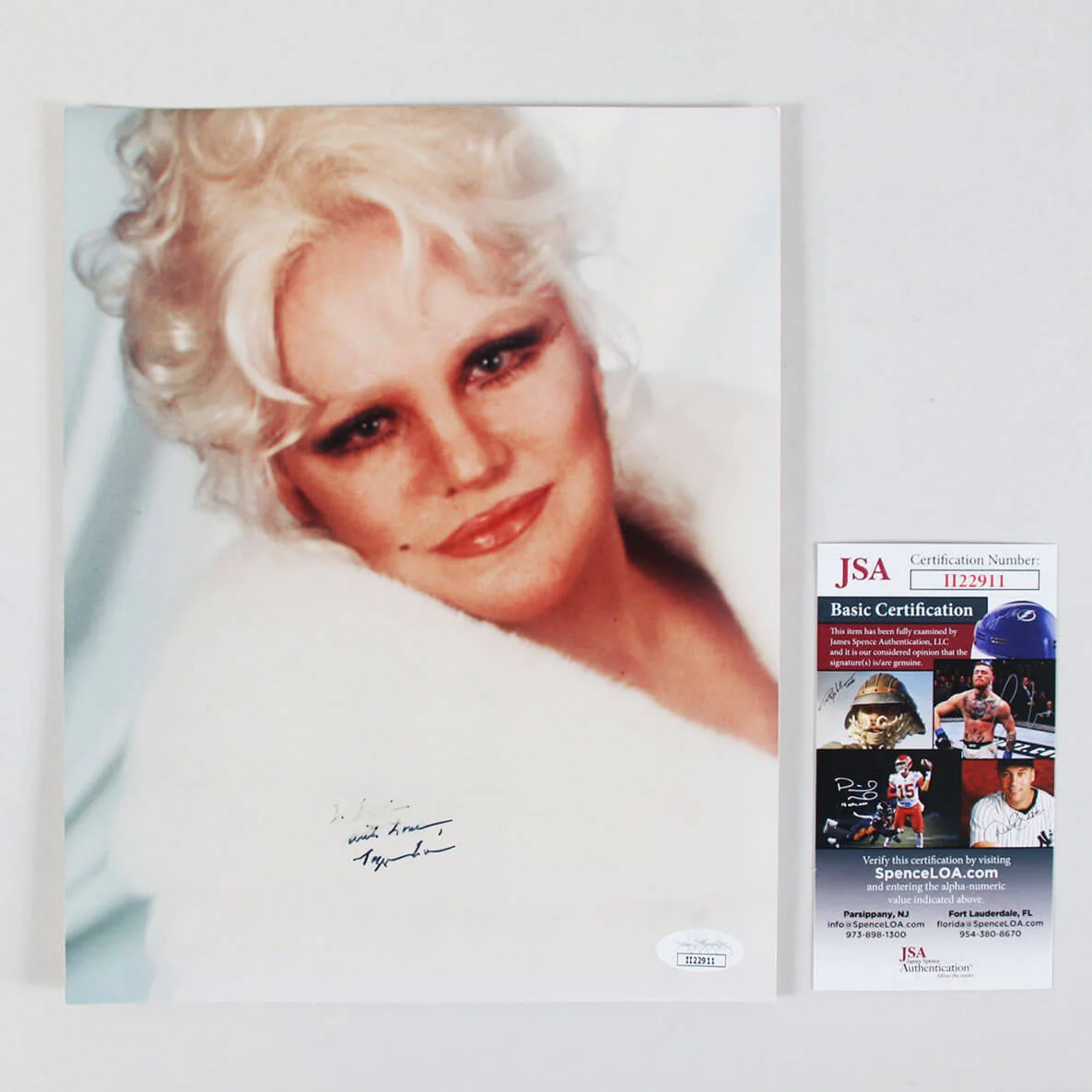 Peggy Lee Signed Photo 8x10 - COA JSA, image 3