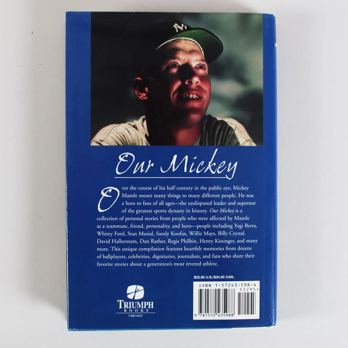 Bill Liederman & Maury Allen Signed Book Our Mickey - COA, image 5