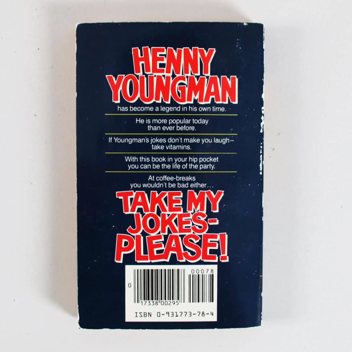 Henny Youngman Signed Book Take My Jokes - Please! - COA, image 5