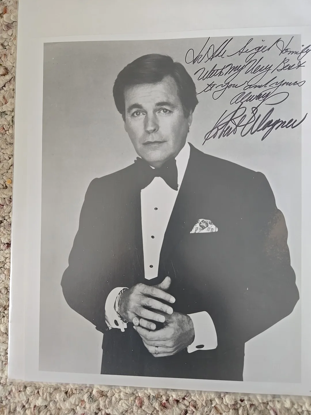 Robert Wagner ' Hart To Hart' Signed 8x10 Signed Photo., image 3