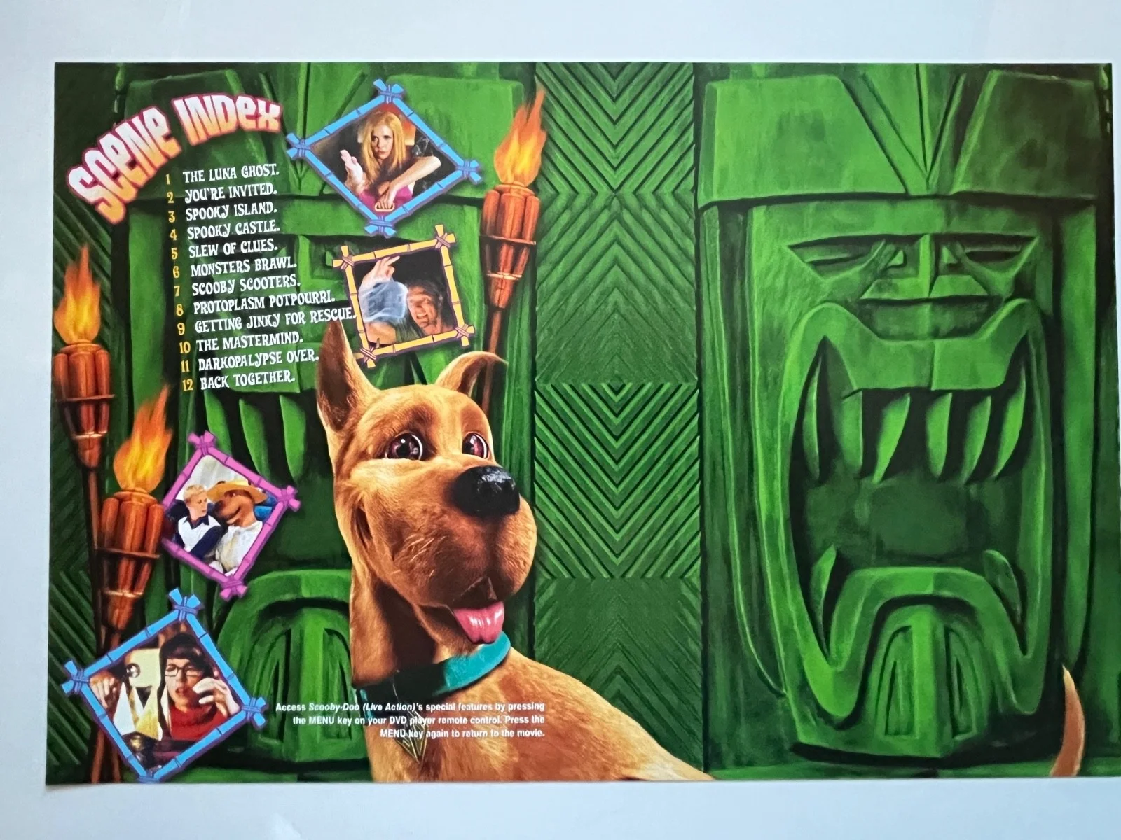 DVD SLEEVE - SCOOBY-DOO THE MOVIE (2002) - SLEEVE ONLY, изображение 2