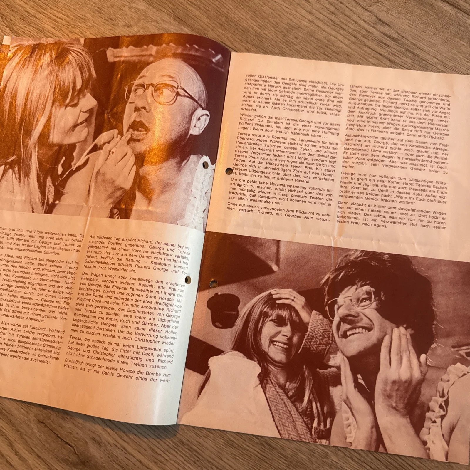 Rare Cul-De-Sac German Cinema Programme Donald Pleasance Roman Polanski 1966, изображение 3