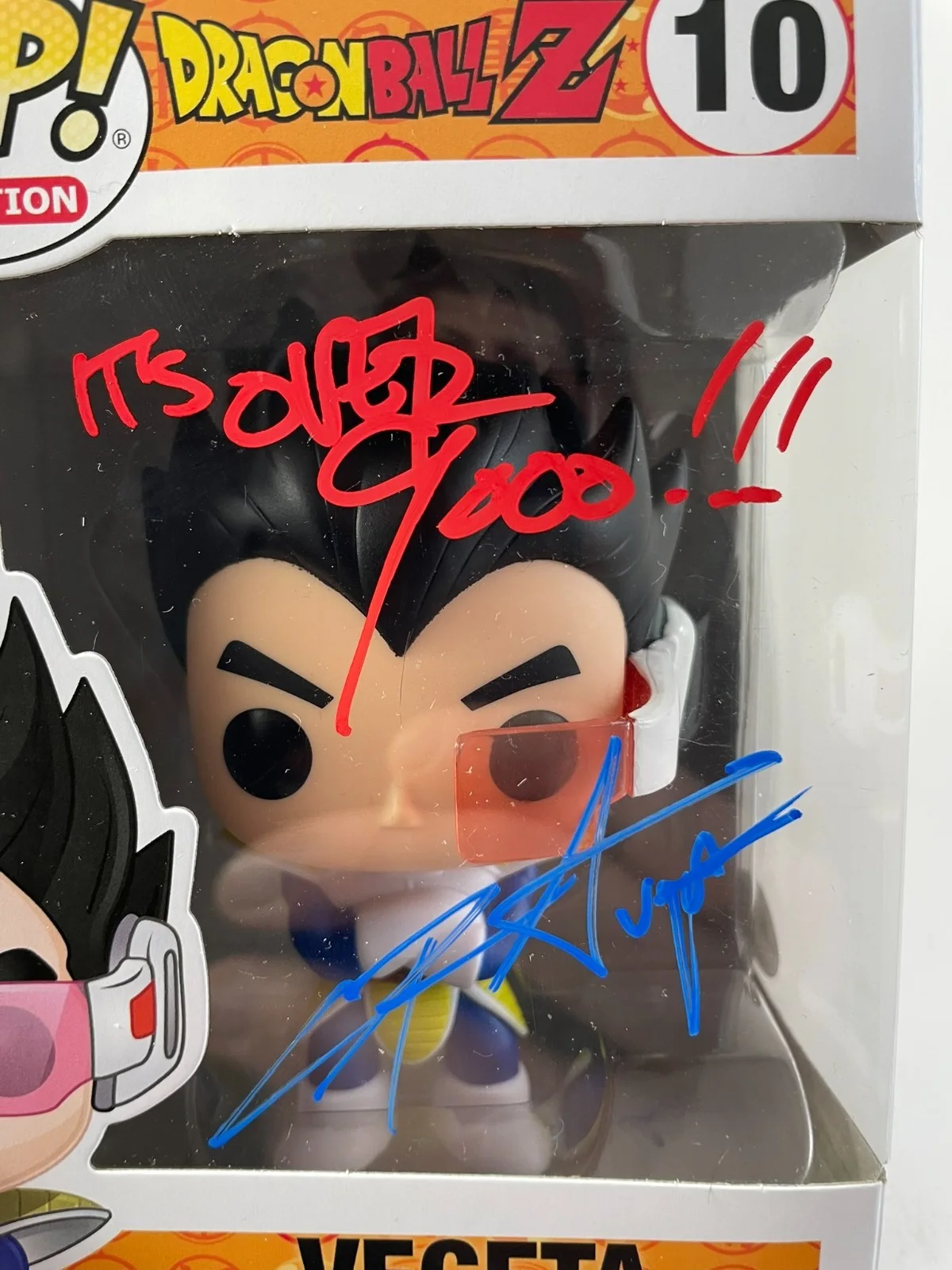 Chris Sabat — Chris Sabat Signed Dragon Ball Z Vegeta Funko POP! Vinyl #10 Autograph JSA COA, изображение 2