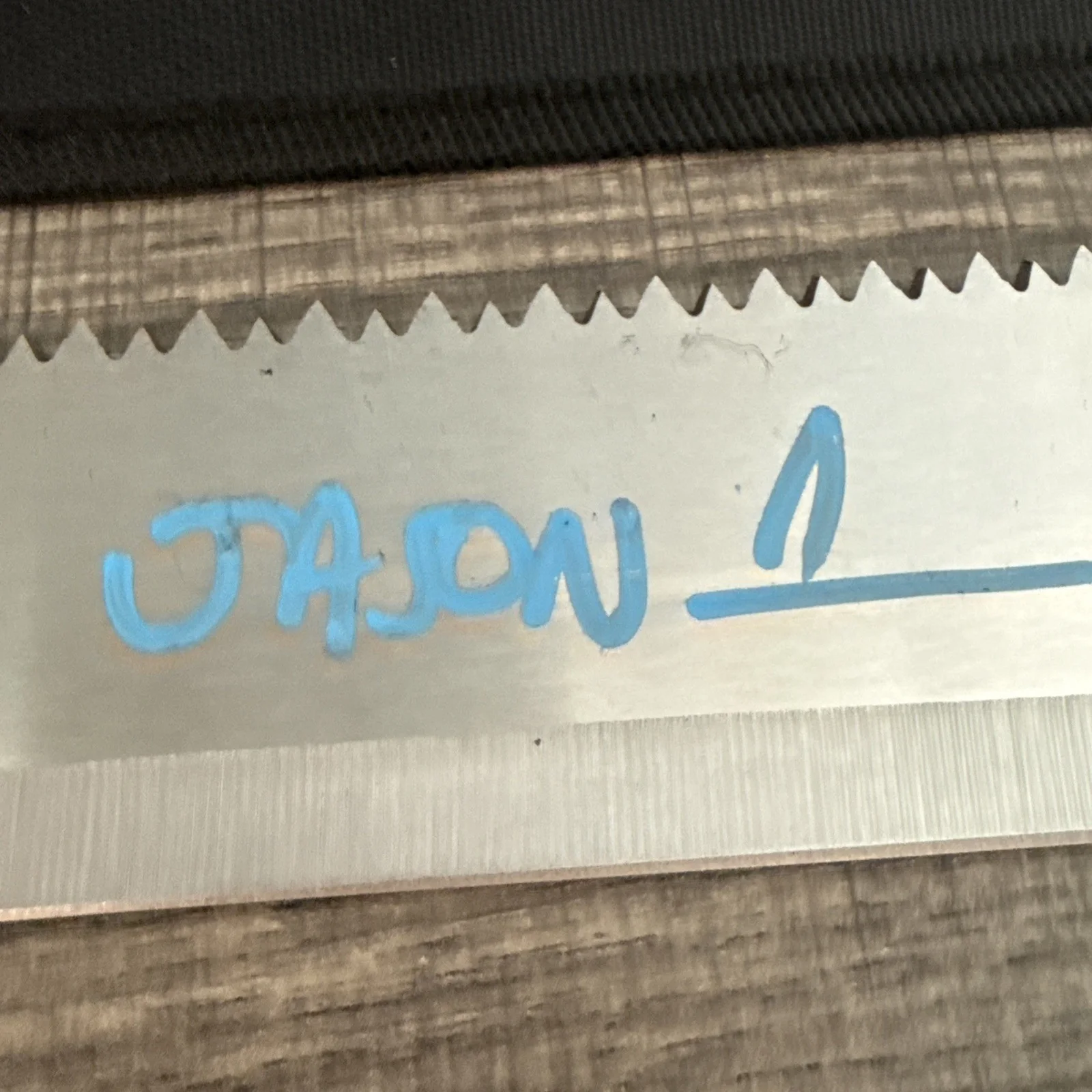 Ari Lehman — Ari Lehman Signed Machete Friday the 13th Multi Inscribed Beckett COA Blue Ink, изображение 3