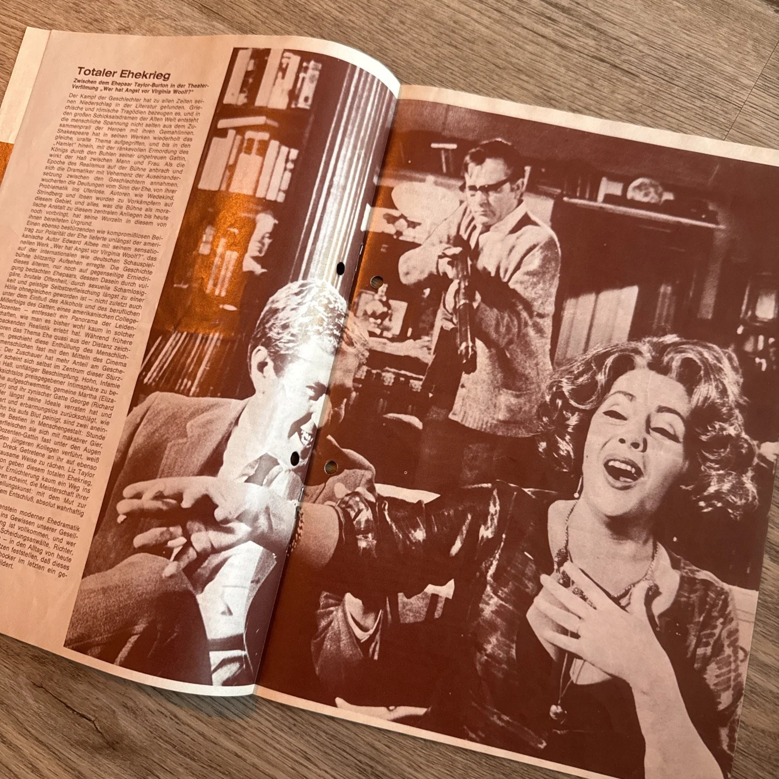 Who’s Afraid Of Virginia Woolf German Movie Programme Liz Taylor Richard Burton, image 4