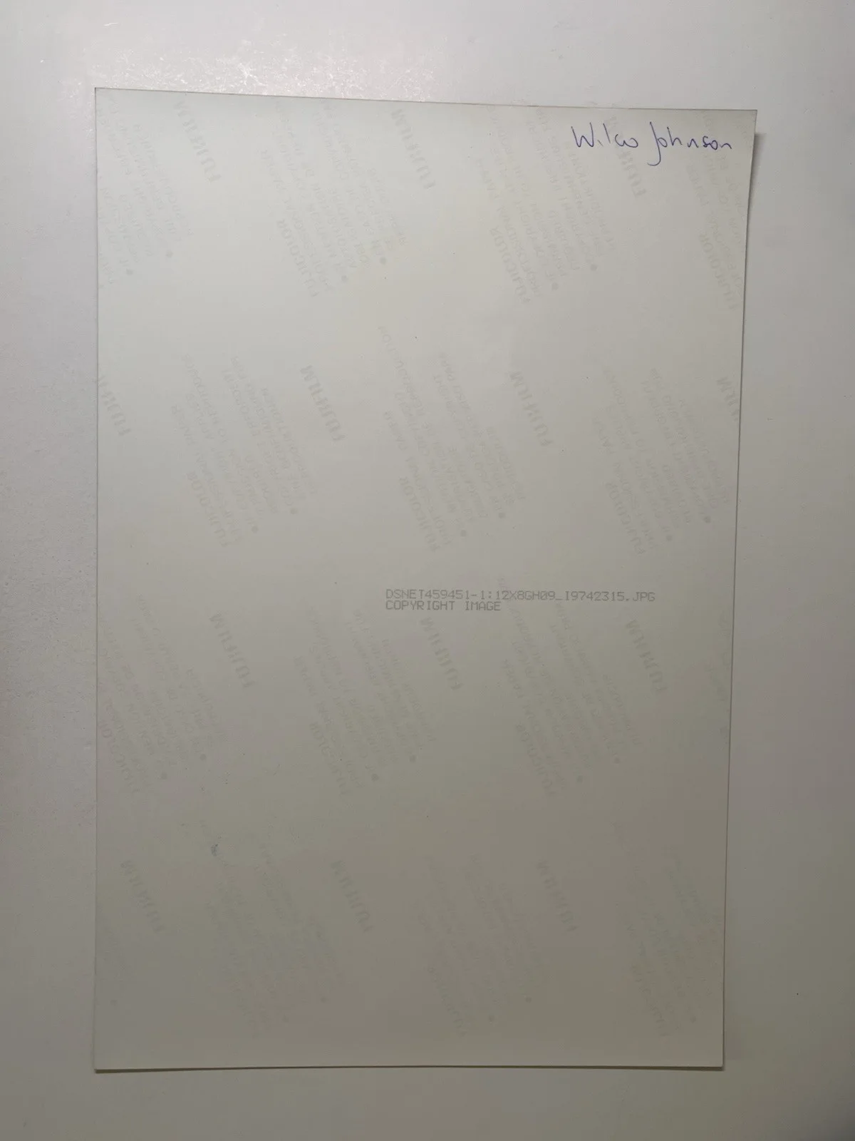 Wilko Johnson Dr 'Feelgood'Singed Photo Original Autograph, image 3