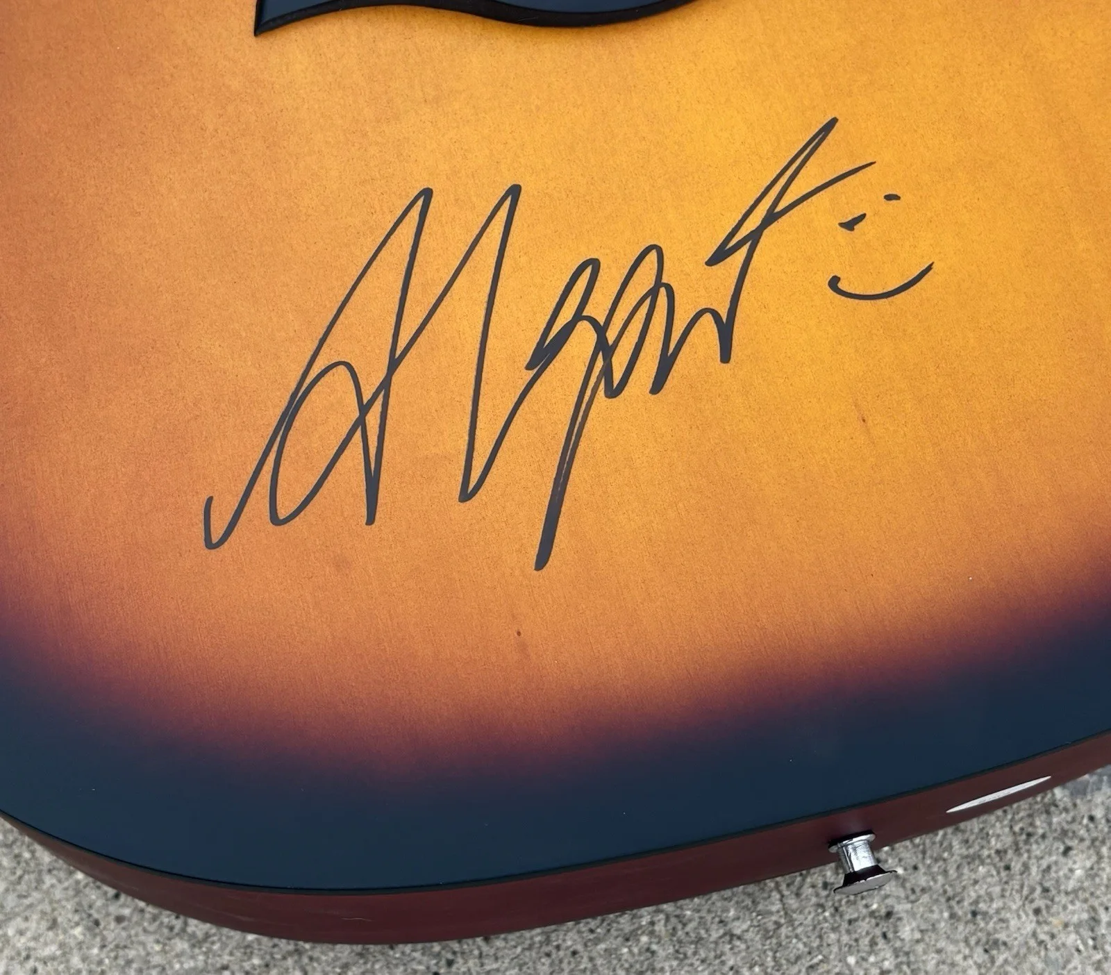 ALEX WARREN SIGNED Acoustic Guitar JSA LETTER OF AUTHENTICITY Ordinary B, изображение 3