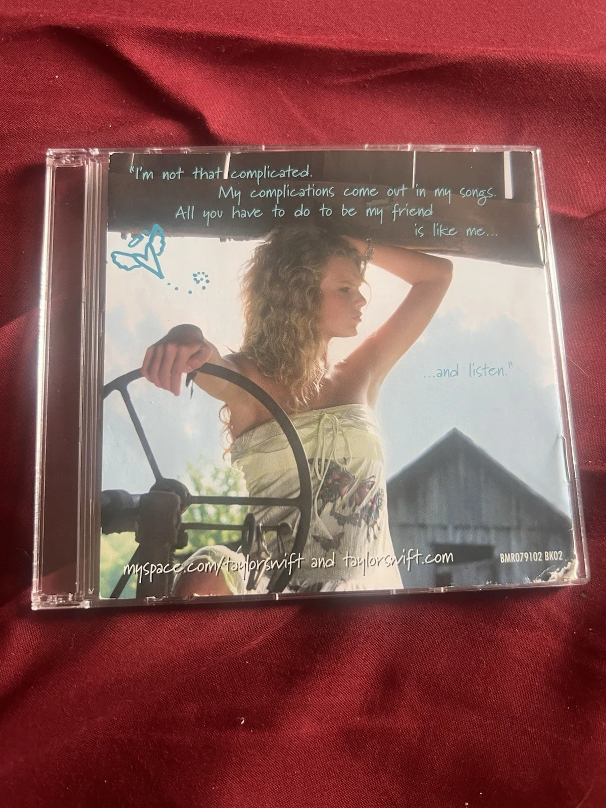 Taylor Swift Debut Self-Titled 2006 CD Signed CD Booklet Autograph Rare In Hand, изображение 2