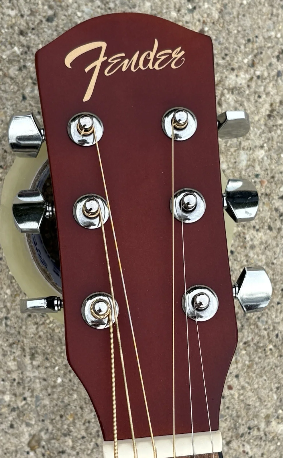 ALEX WARREN SIGNED Fender Acoustic Guitar JSA LETTER OF AUTHENTICITY Ordinary B, image 2