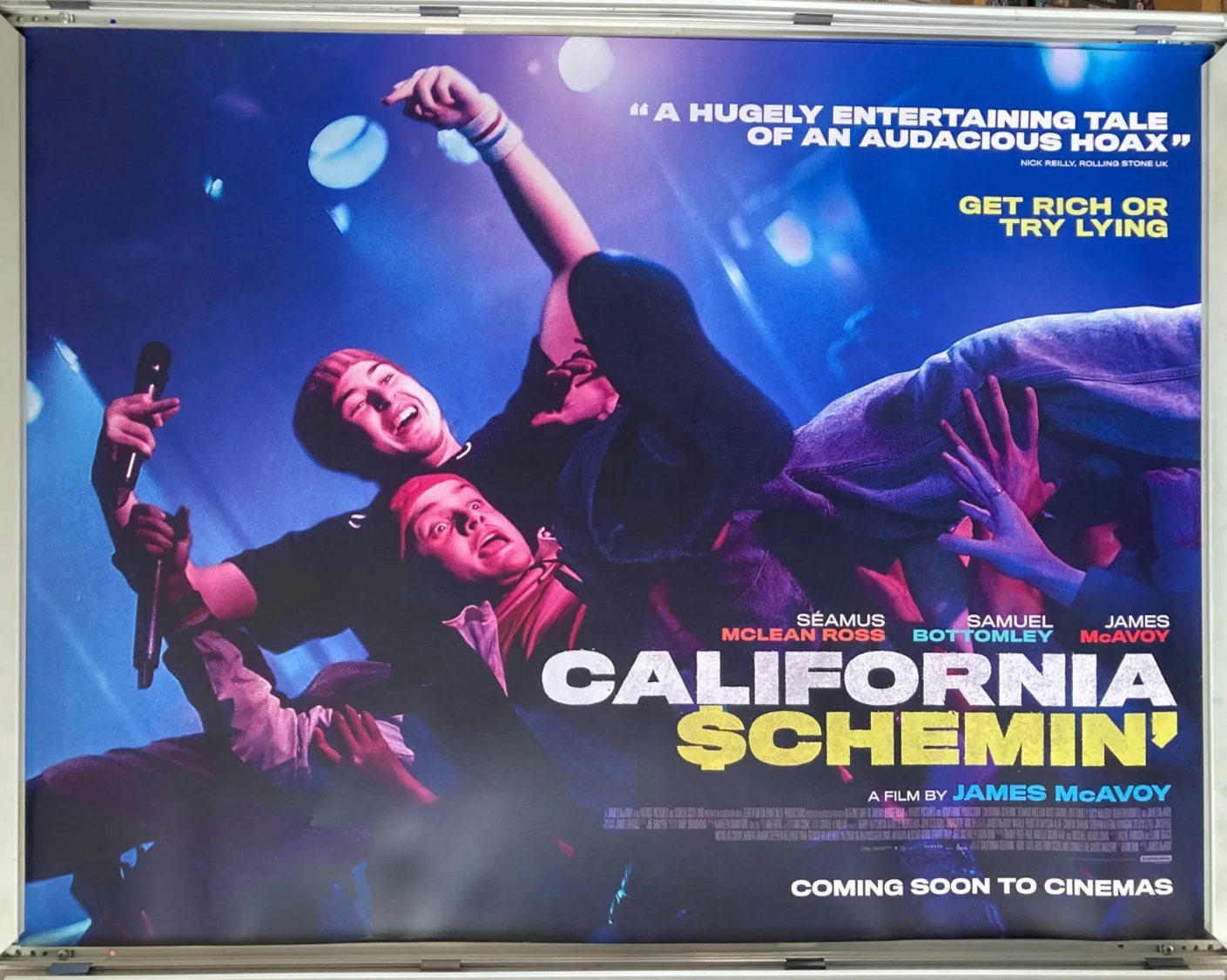 Cinema Poster: CALIFORNIA SCHEMIN' 2026 (Quad) James McAvoy James Corden, изображение 2