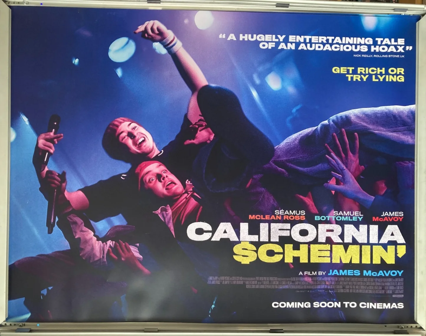 Cinema Poster: CALIFORNIA SCHEMIN' 2026 (Quad) James McAvoy James Corden, изображение 3