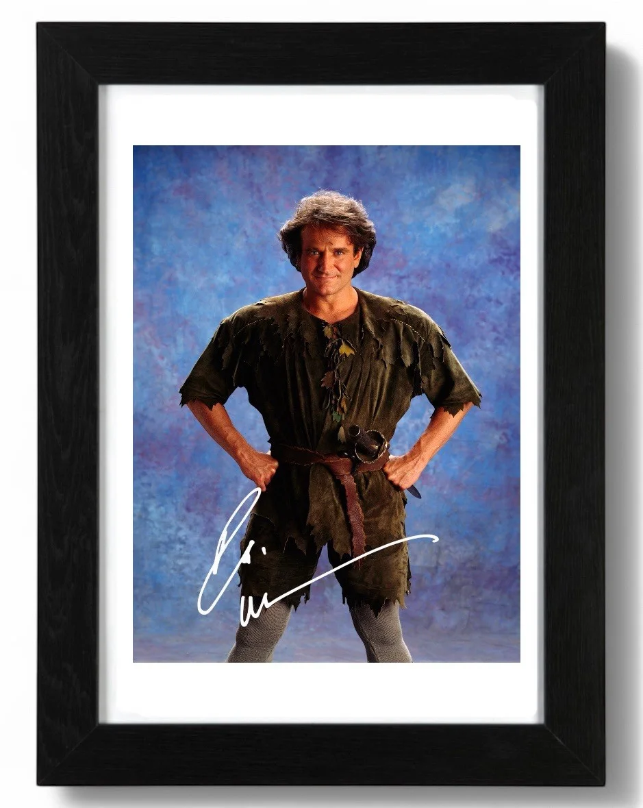 Robin William Signed autograph PHOTO Pre Print 6x4/A4/ Framed, image 2