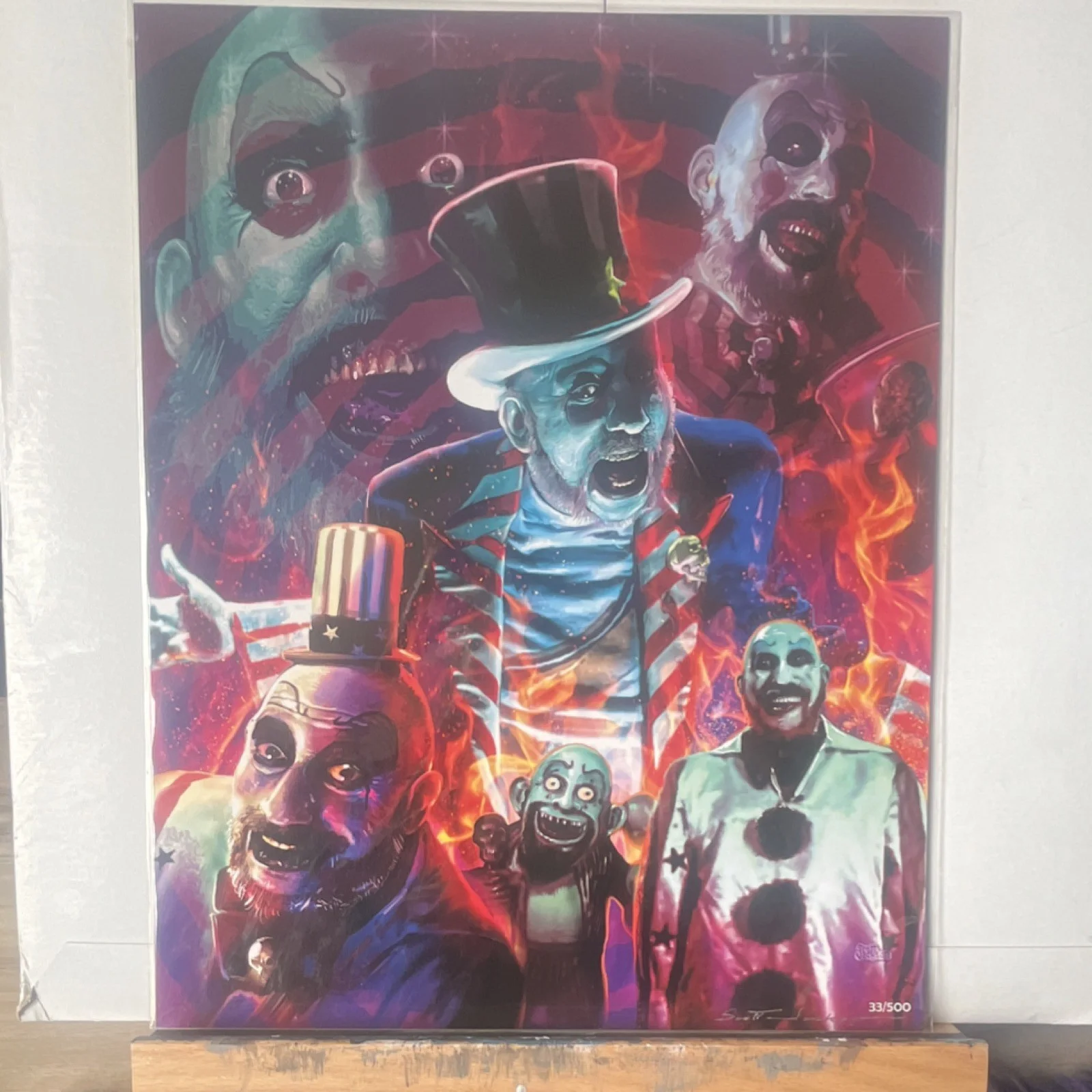 Sid Haig — SID HAIG as CAPTAIN SPAULDING! 8x10 AUTOGRAPHED PHOTO! HOUSE OF 1000 CORPSES!, изображение 2