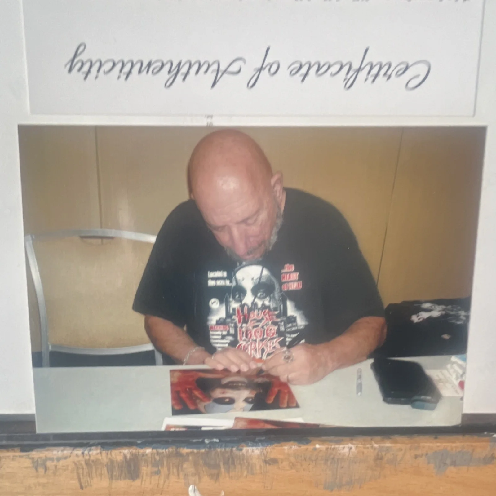 Sid Haig — SID HAIG as CAPTAIN SPAULDING! 8x10 AUTOGRAPHED PHOTO! HOUSE OF 1000 CORPSES!, изображение 4