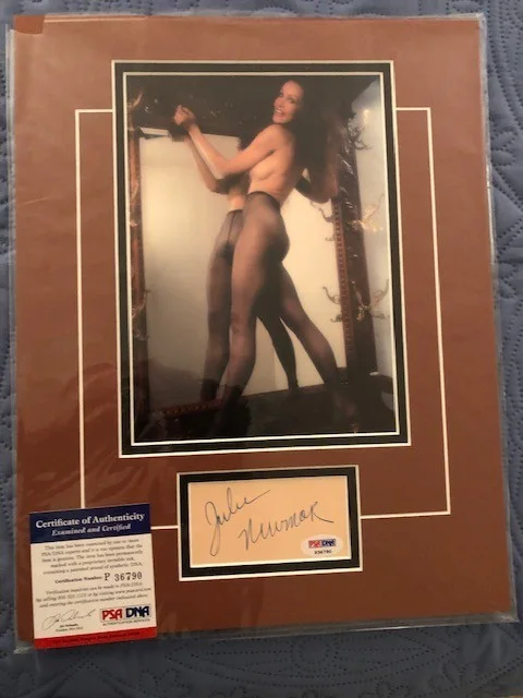 JULIE NEWMAR — JULIE NEWMAR CUT SIGNATURE COA PSA/DNA