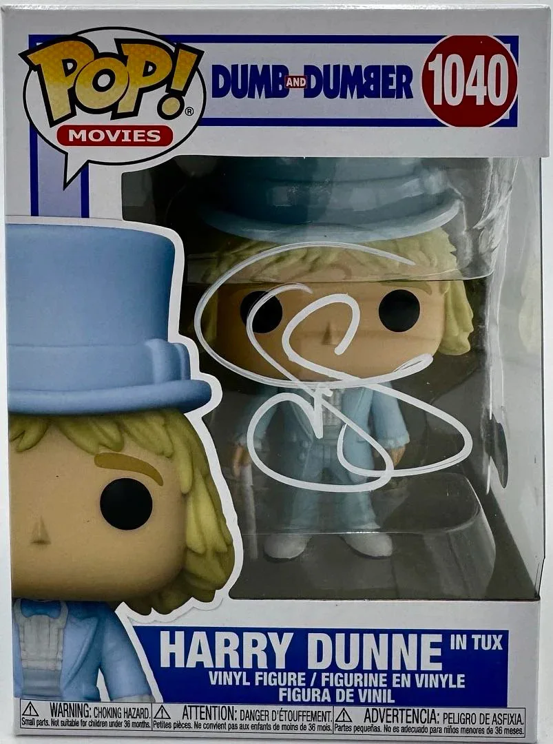 Jeff Daniel — Jeff Daniels Signed Funko Pop #1040 Harry Dunne (Dumb and Dumber) - Beckett COA, image 2