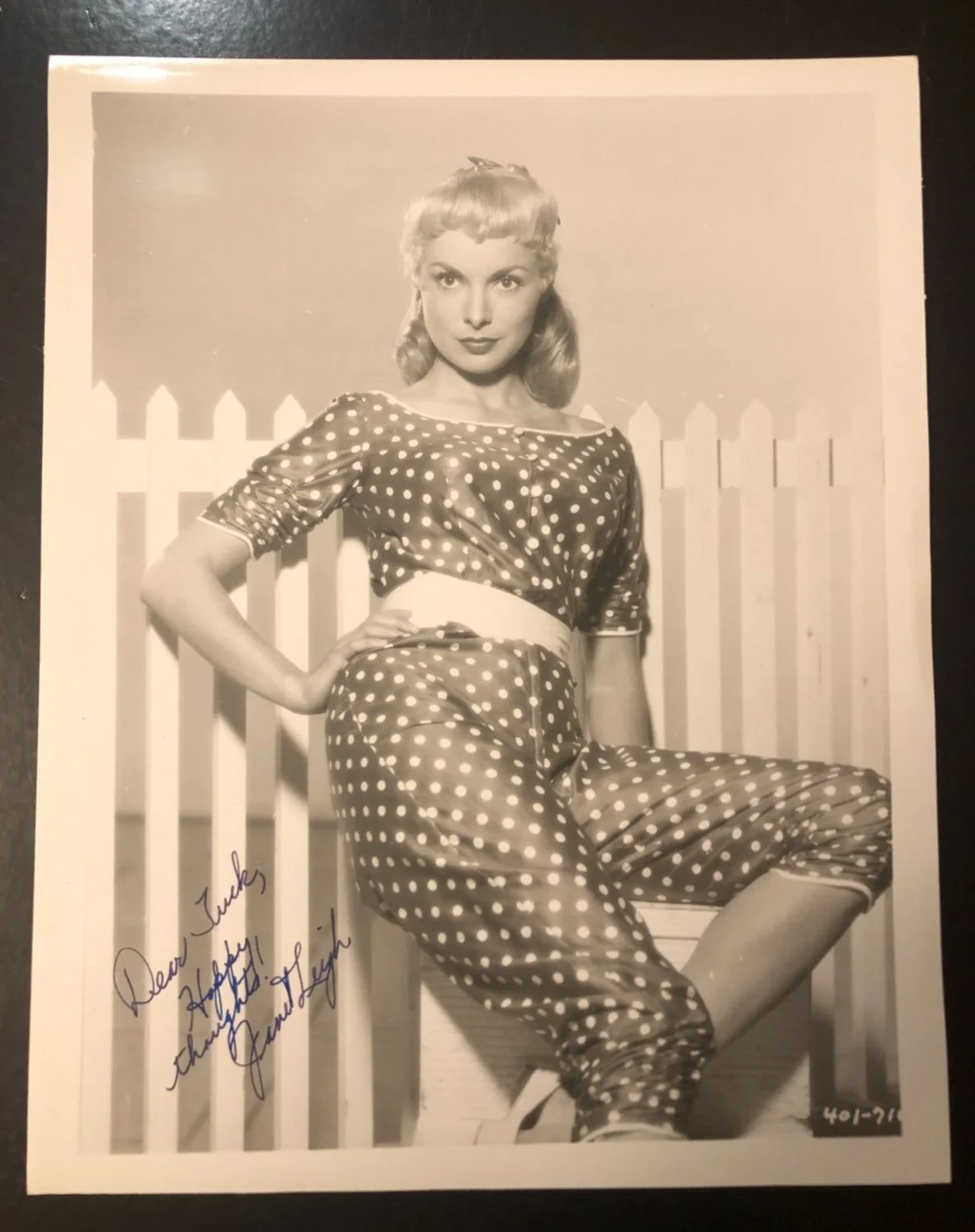 Janet Leigh — Rare Janet Leigh Autographed Hand-Signed 8x10 Publicity Photo - Psycho Actress, image 5