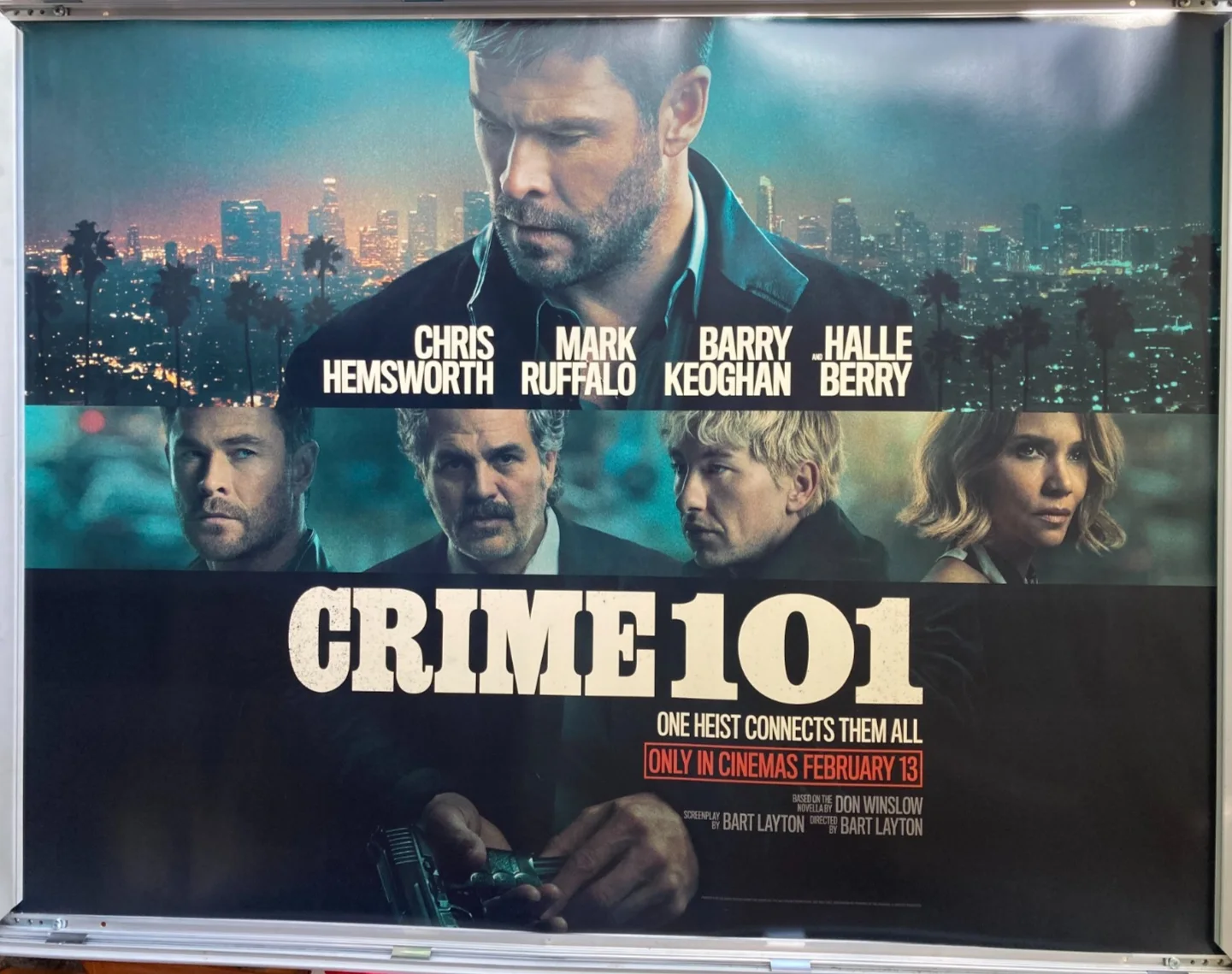 Cinema Poster: CRIME 101 2026 (Main Quad) Chris Hemsworth Mark Ruffalo, изображение 2