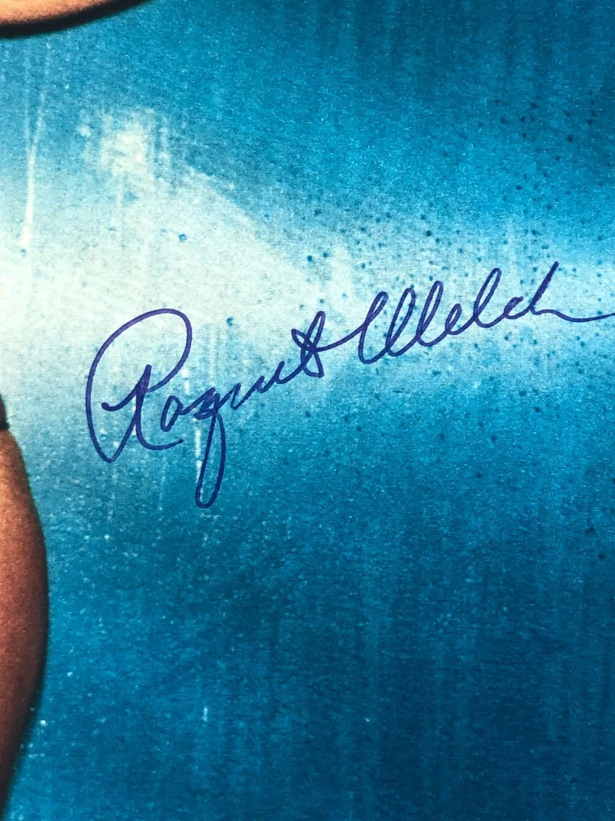 Raquel Welch — Actress Raquel Welch Signed Autographed Playboy Magazine Page Signed 3 Times, image 2