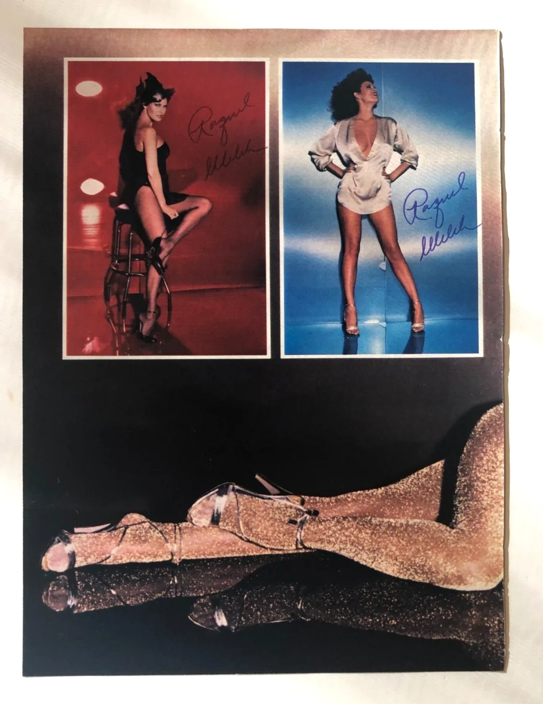 Raquel Welch — Actress Raquel Welch Signed Autographed Playboy Magazine Page Signed 3 Times, image 4
