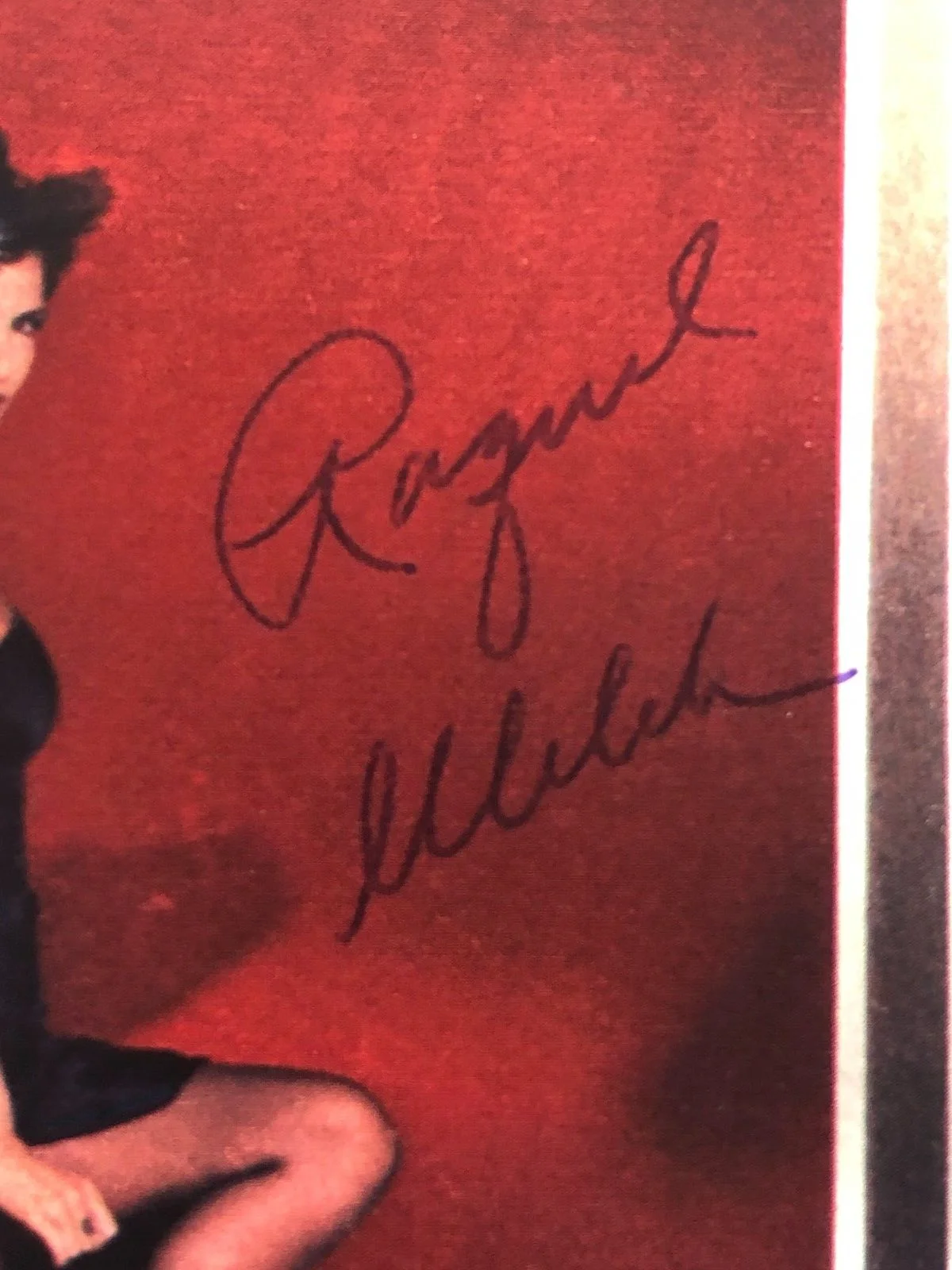 Raquel Welch — Actress Raquel Welch Signed Autographed Playboy Magazine Page Signed 3 Times, image 5