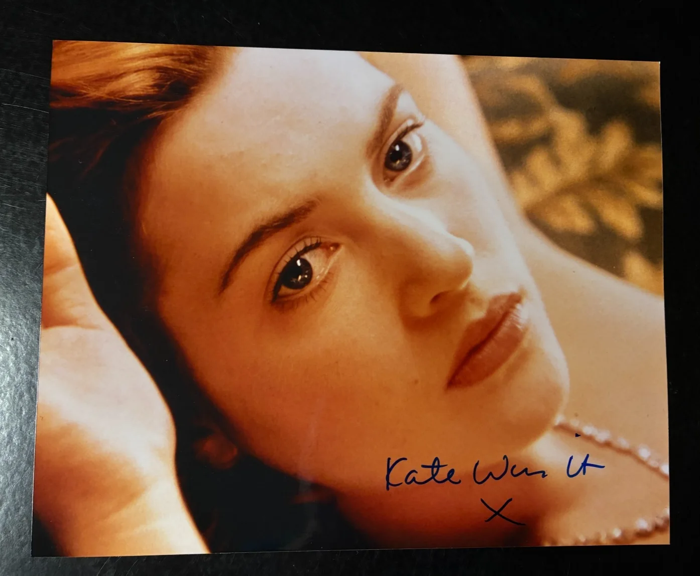 Kate Winslet — Kate Winslet Titanic Autographed Signed 8 x 10 – 1990s Jungle Intrigue COA