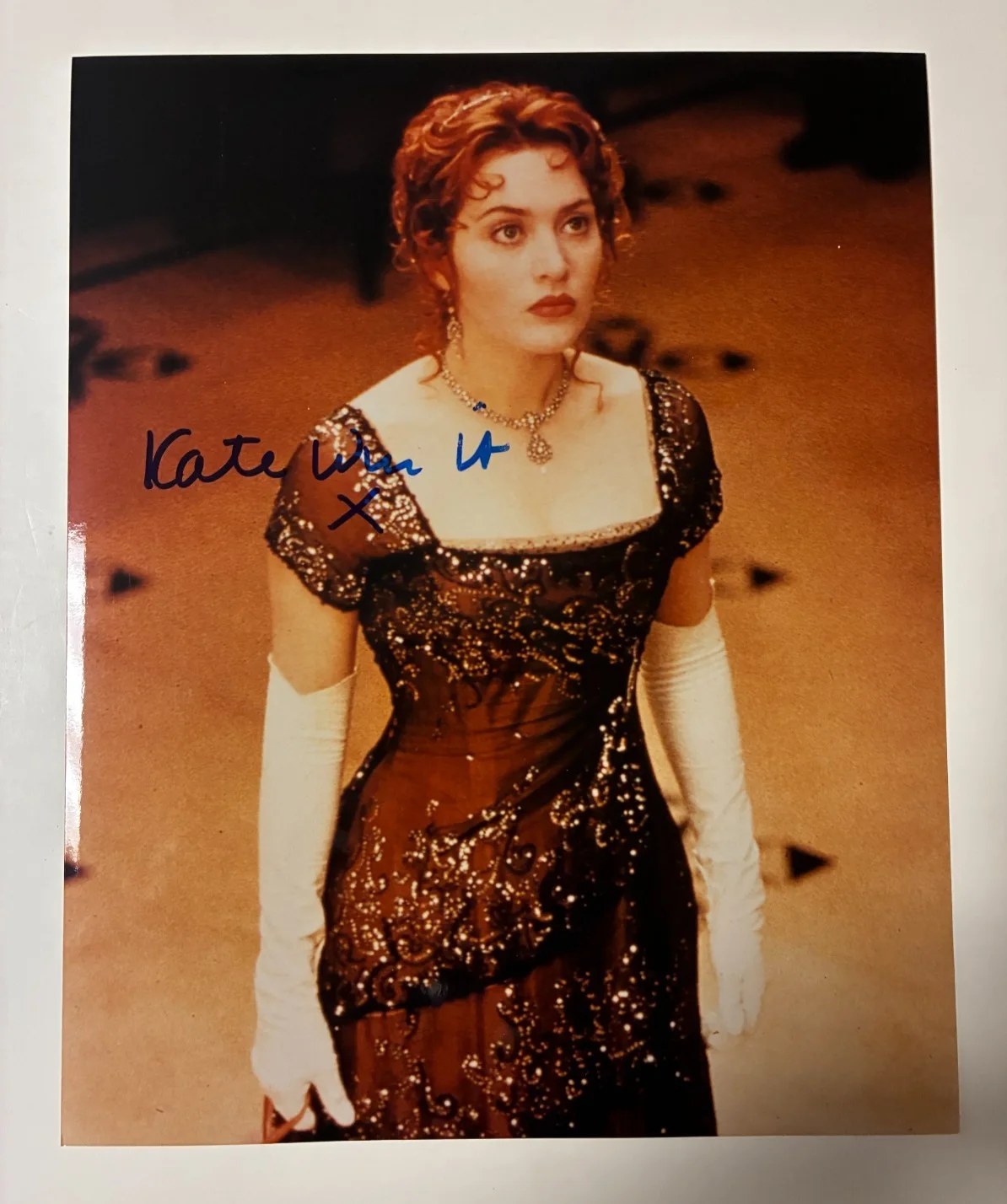 Kate Winslet — Kate Winslet Titanic Signed autographed 8 x 10 – Legends Collectibles 1990s COA, изображение 3