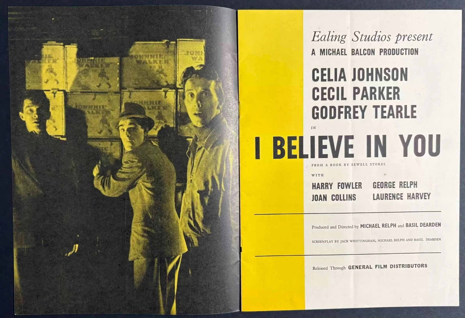 I Believe in You ORIGINAL Film Movie Brochure Basil Dearden Ealing 1952, изображение 2