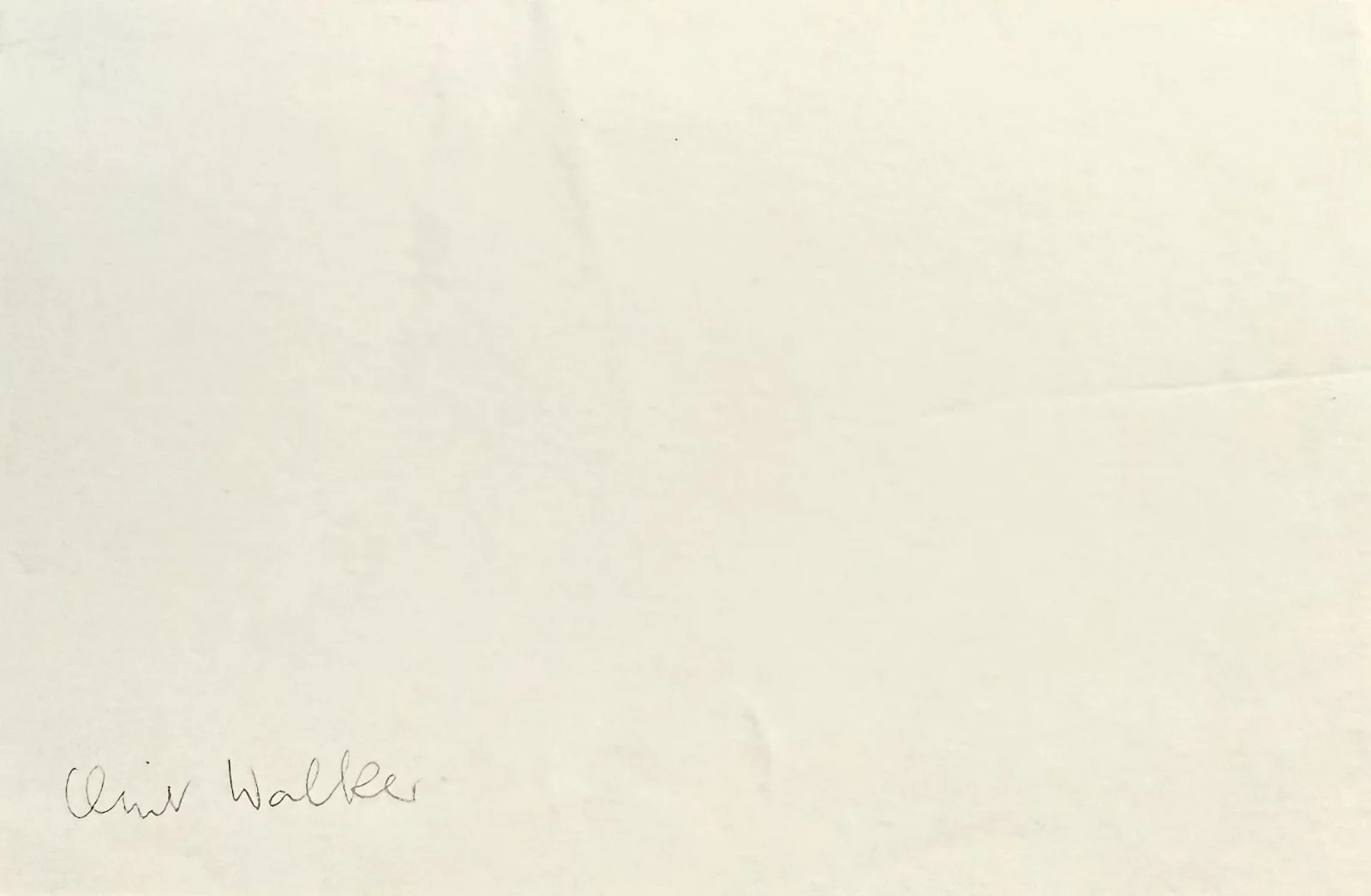 Clint Walker — CLINT WALKER Signed Autographed 3"x 5" POSTCARD Cheyenne The Ten Commandments, image 2