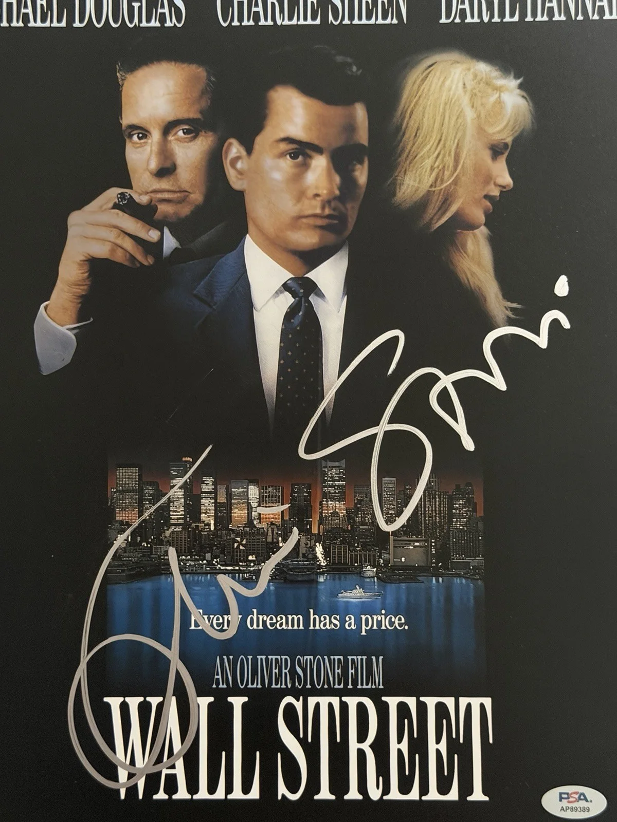 Oliver Stone — OLIVER STONE SIGNED AUTOGRAPH WALL STREET 11X17 PHOTO PSA/DNA COA, изображение 2