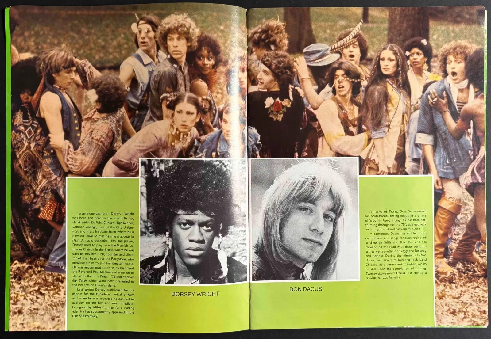 Hair ORIGINAL Film Movie Brochure John Savage Beverly D'Angelo 1979, изображение 3