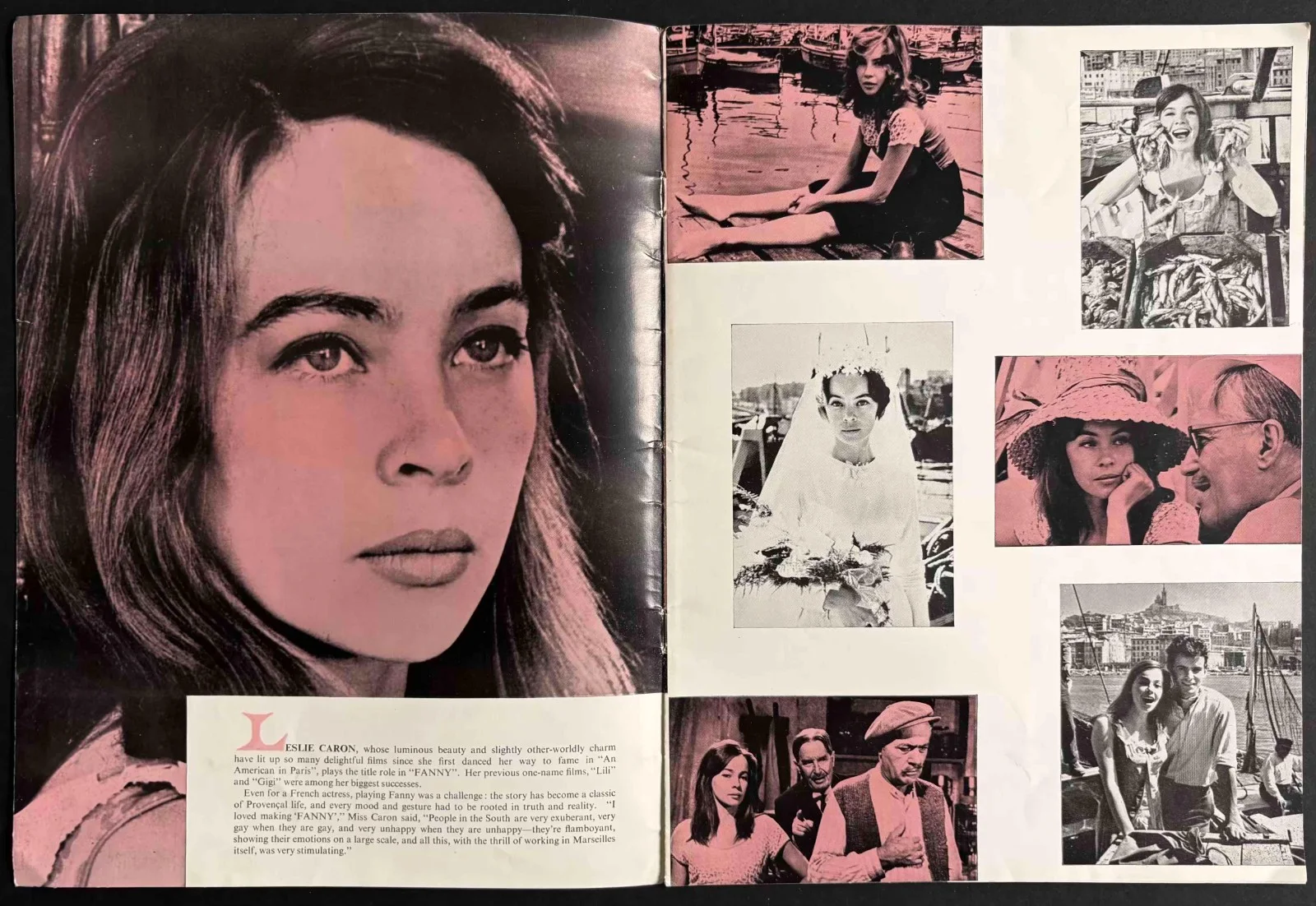 Fanny ORIGINAL Film Movie Brochure Leslie Caron 1961, изображение 2