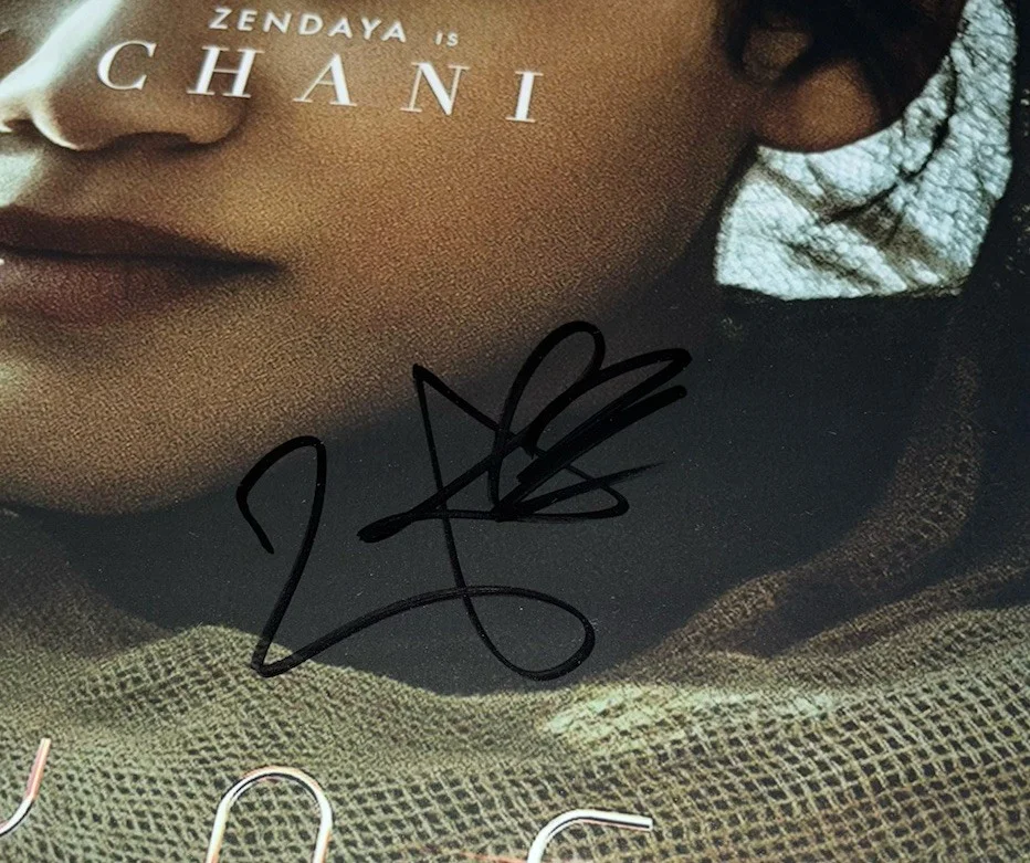 Zendaya Signed 12x18 Photo Dune Chani, image 2