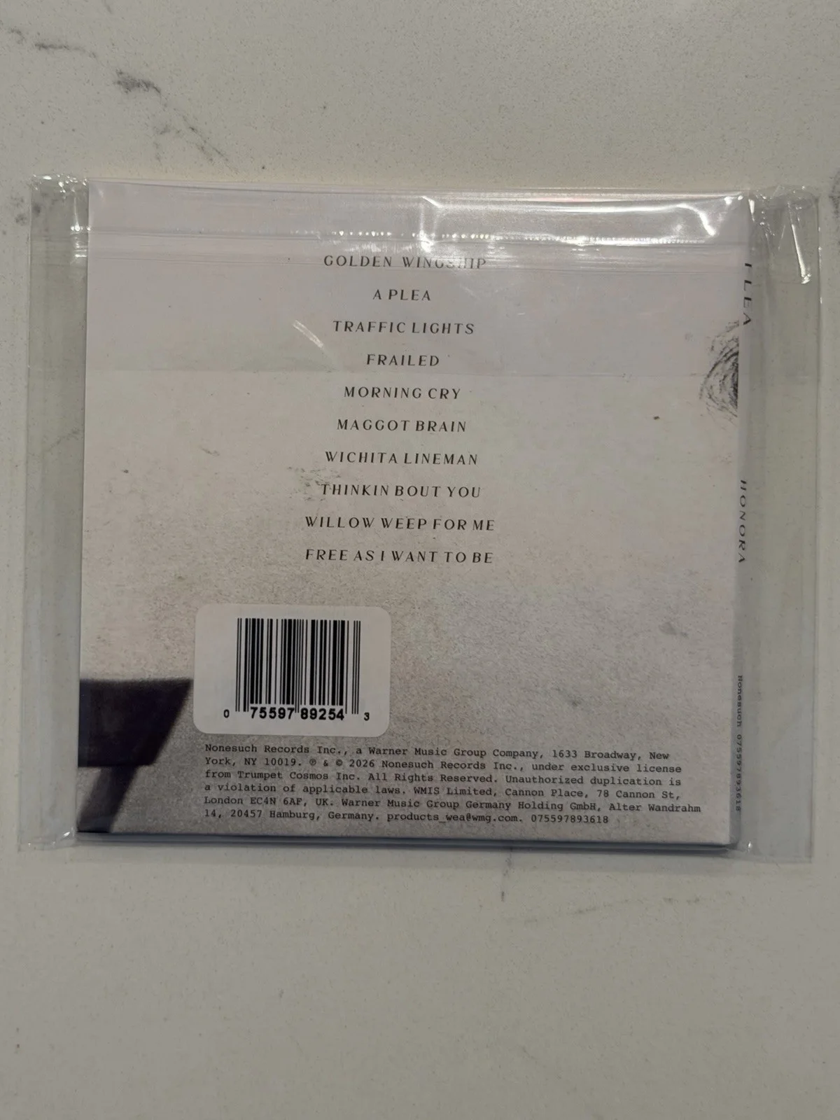 FLEA from Red Hot Chili Peppers SIGNED AUTOGRAPHED HONORA CD #2, image 5