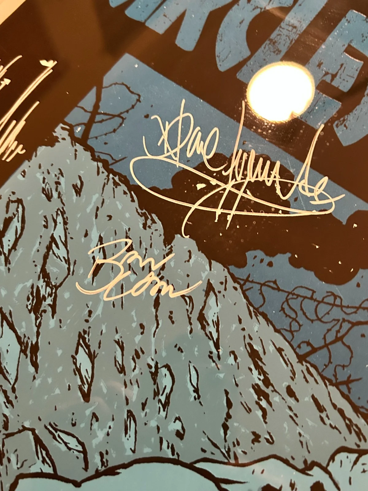 Russian Circles AUTOGRAPHED Show Poster In Conservation Glass with custom frame, изображение 2