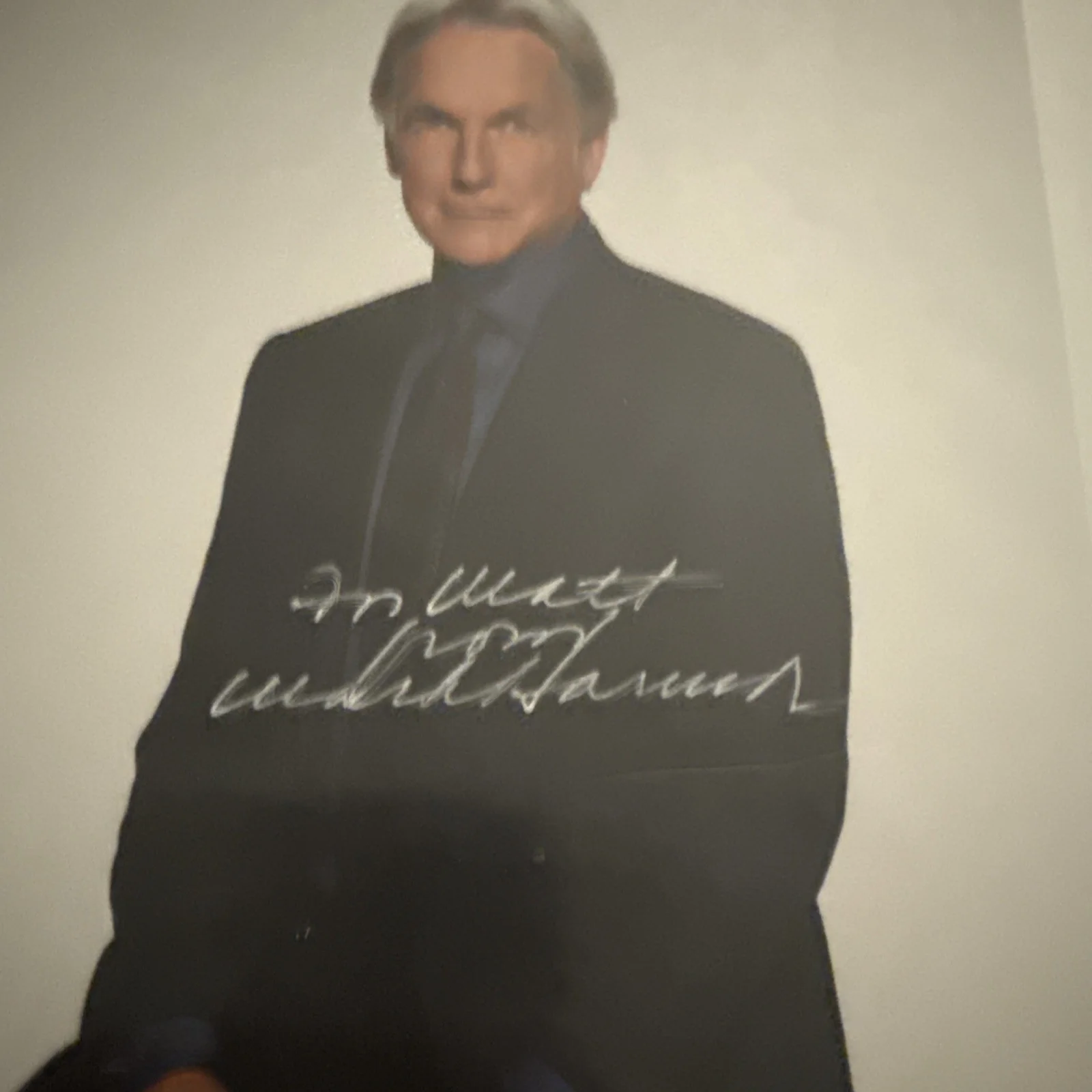 Mark Harmon signed 8x10 Photo NCIS Actor Auto, image 2
