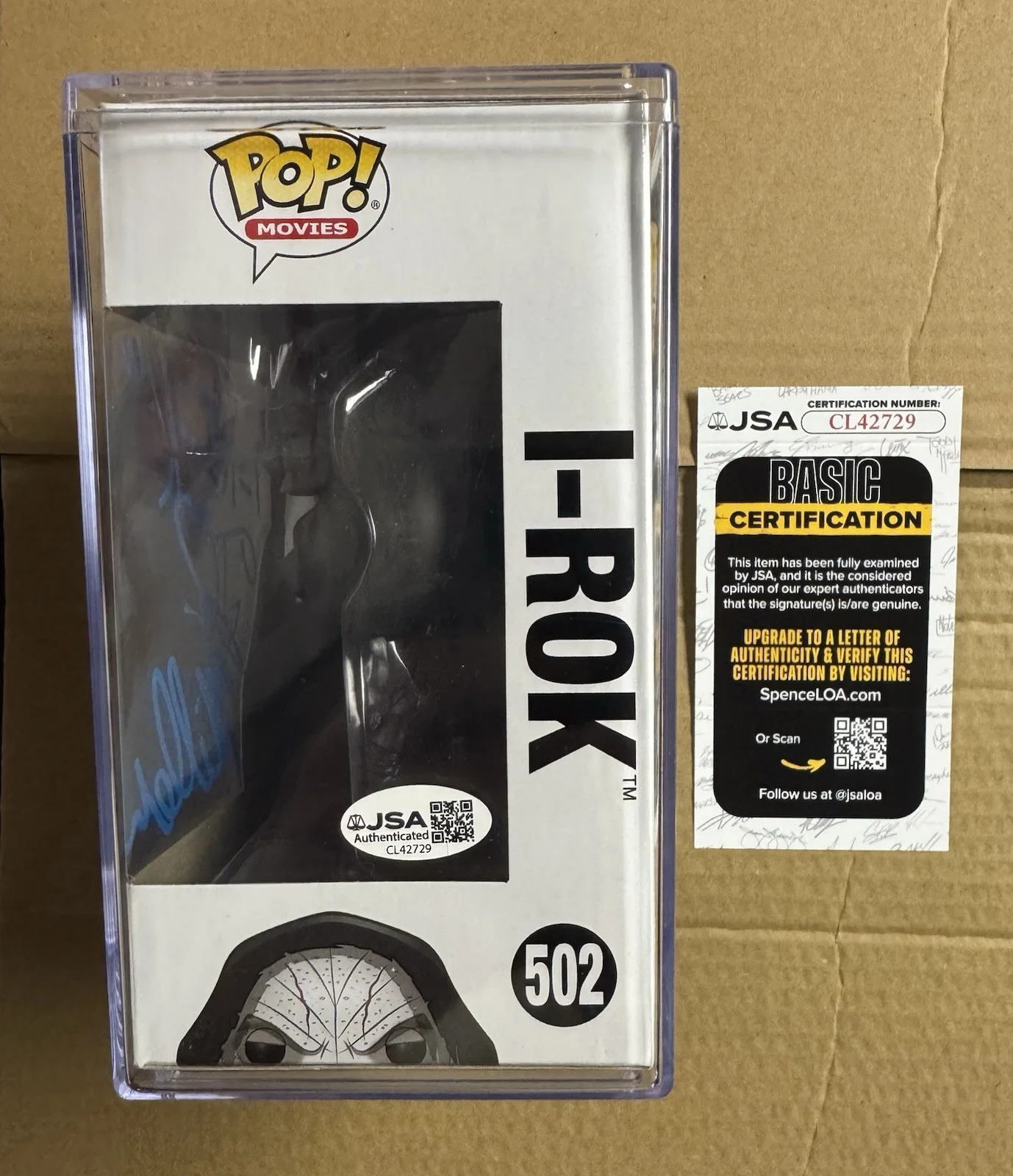 TJ Miller — SIGNED TJ Miller “I-ROK” Funko Pop 502 “Ready Player One” Comedian Actor JSA COA, изображение 2