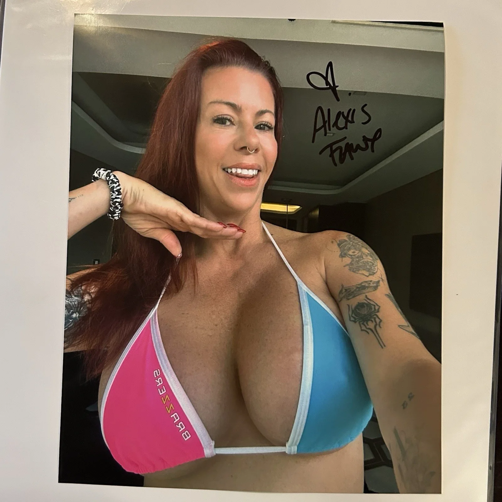 Alexis Fawx — Adult Star Alexis Fawx Signed 8x10 Proof Pic Autograph AVN 2026
