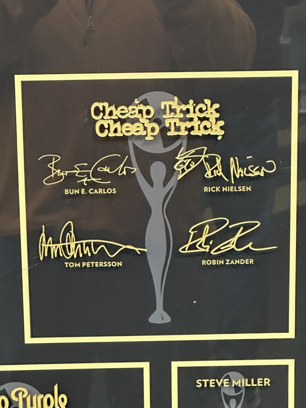 Rock HOF Cheap Trick Tom Petersson Signed Ludwig Drum Head JSA Certified w/COA, изображение 5