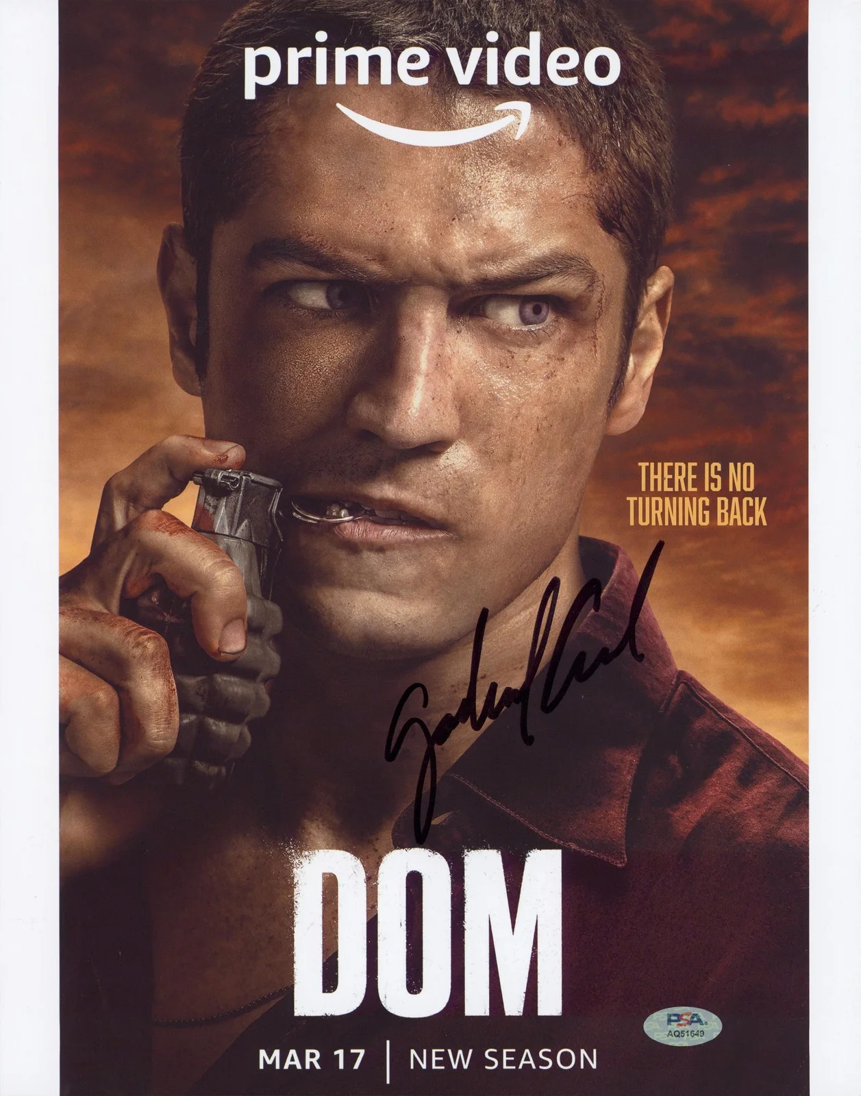 Gabriel Leone — Gabriel Leone Dom Authentic Signed 11x14 Vertical Photo PSA/DNA #AQ51649