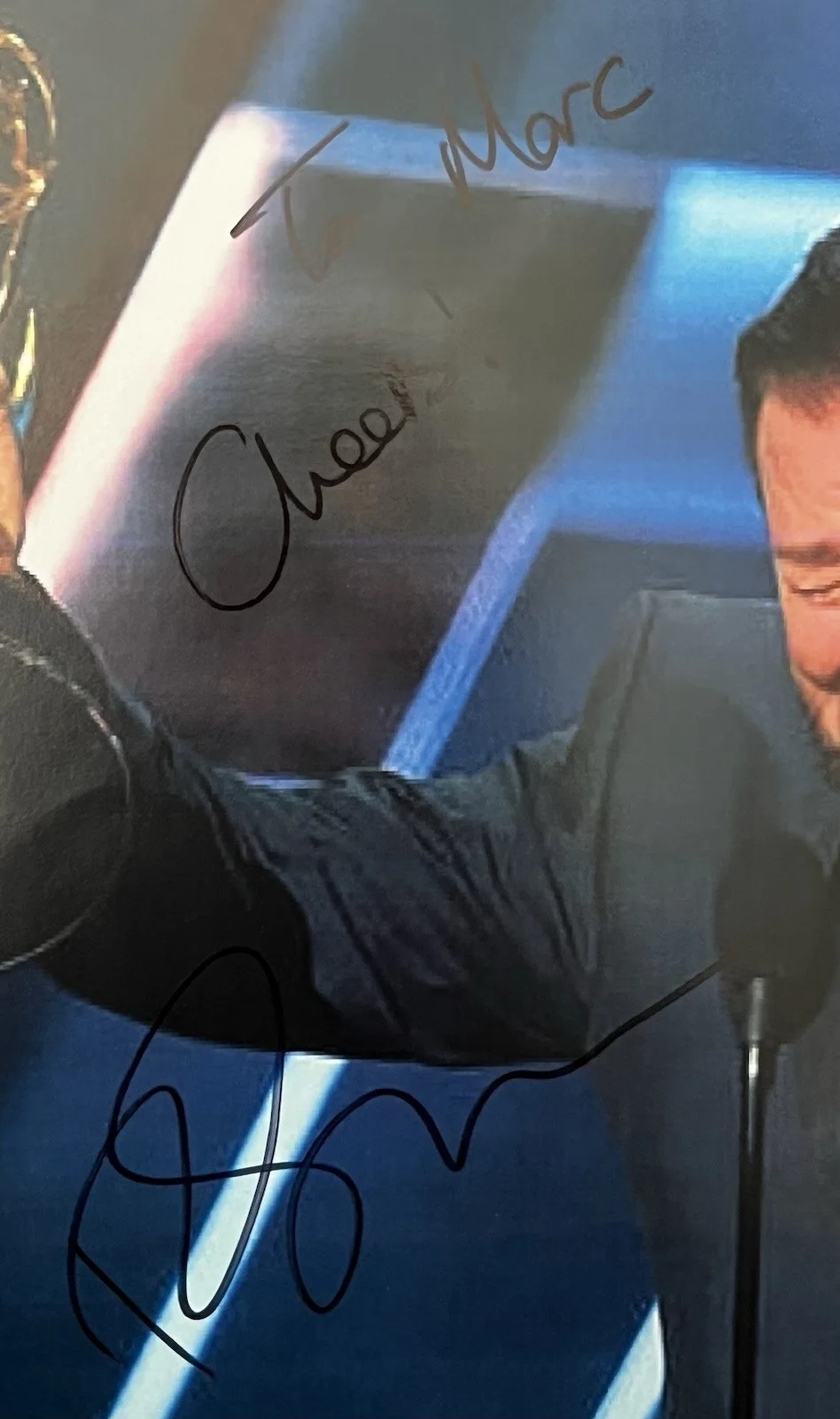 Ricky Gervais Hand Signed 8.5x11 Personalized Photograph Autographed, изображение 2