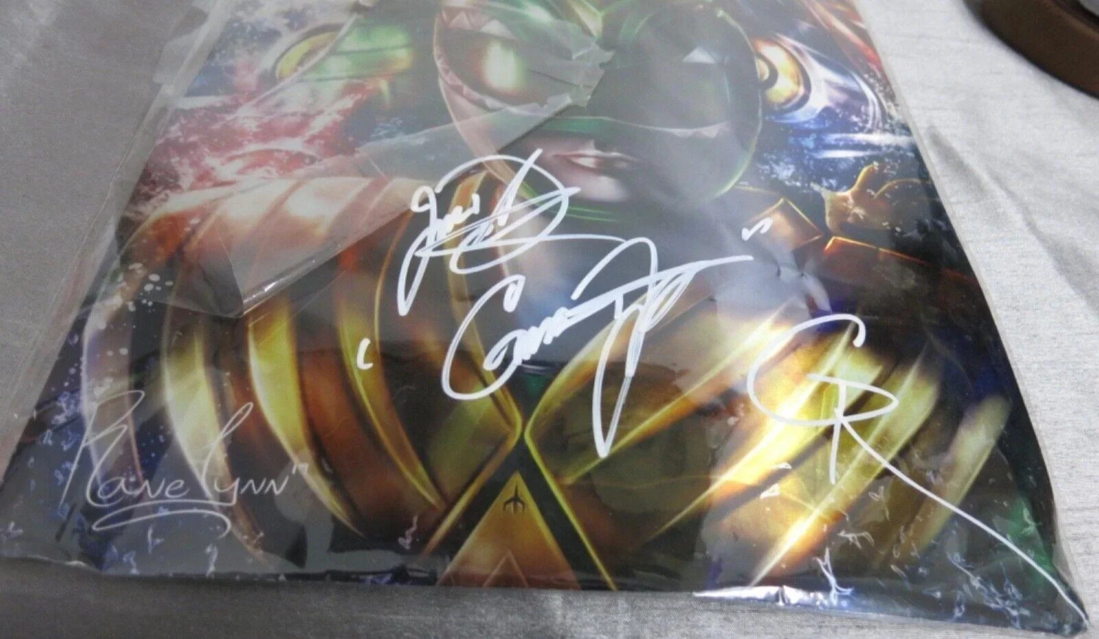 Green Power Ranger metal Autograph picture sign 10x17, изображение 3