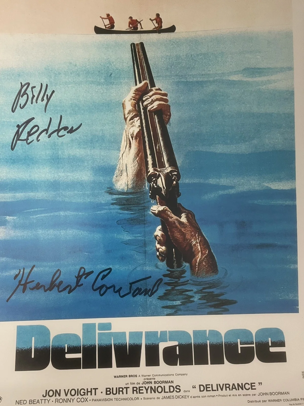 Billy Redden, Herbert Coward — Deliverance 11x14 Poster Signed By Billy Redden & Herbert “Cowboy” Coward, изображение 3
