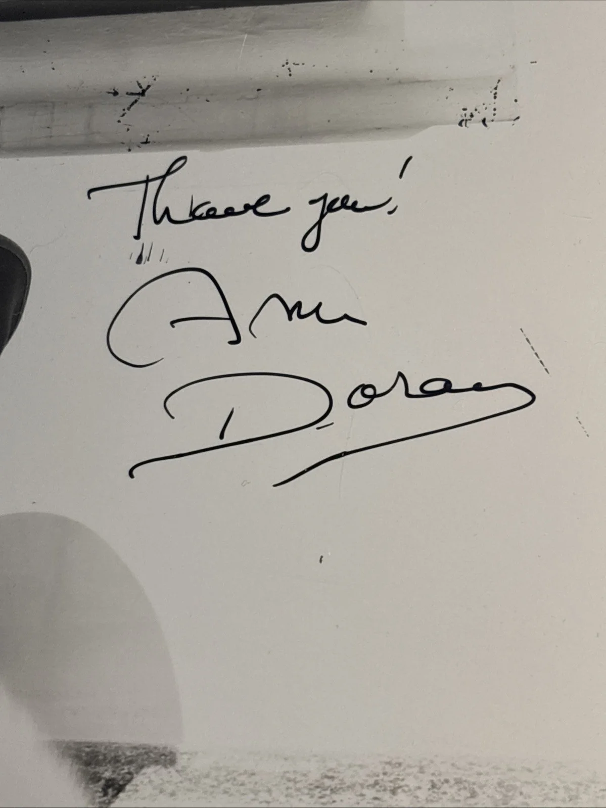 Ann Doran — Ann Doran Signed Photo Autograph ACOA Classic Hollywood Actress Vintage B&W, изображение 2