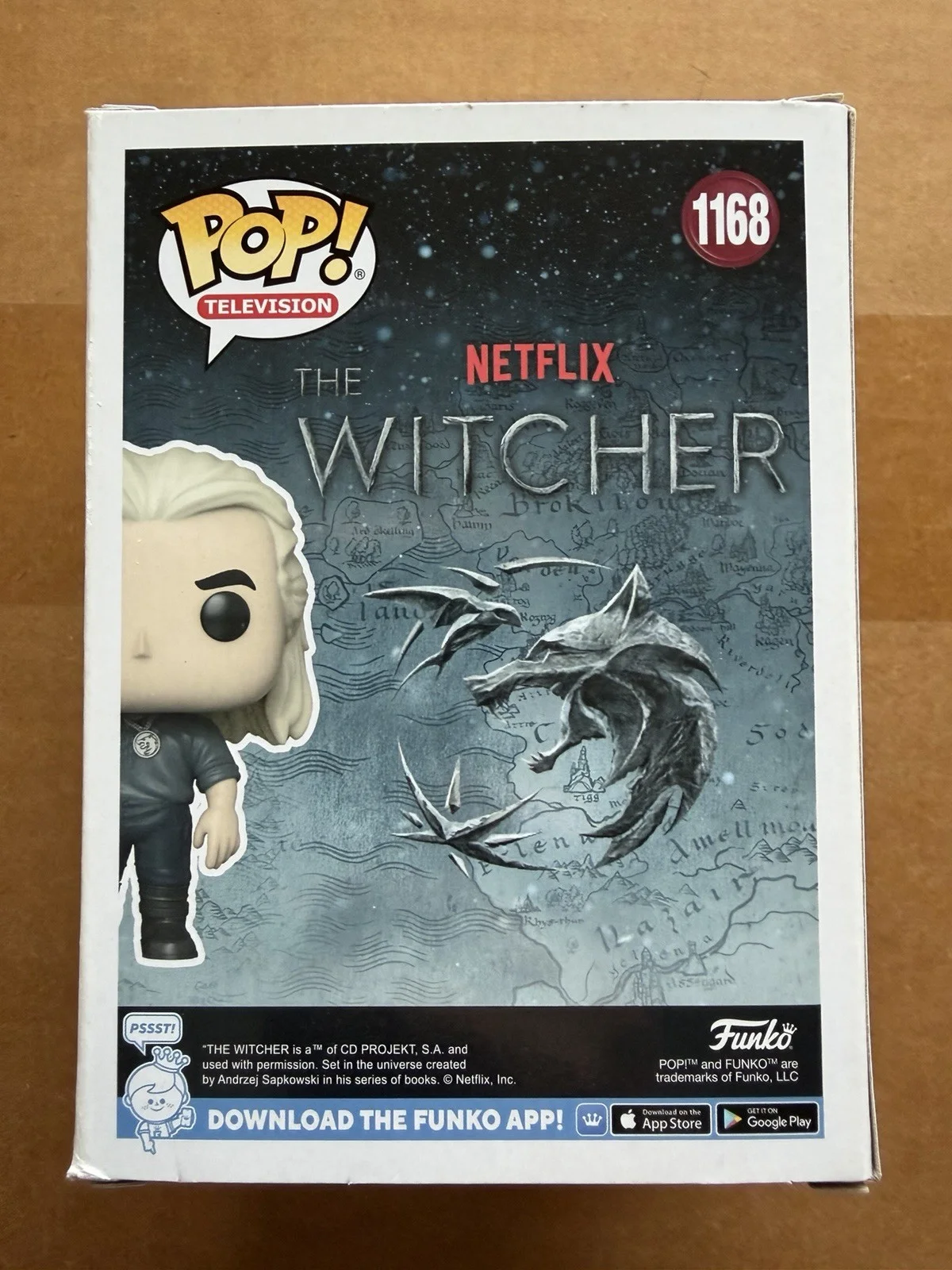 Liam Hemsworth Signed Geralt of Rivia The Witcher Funko 1168 Autograph SWAU COA, изображение 3